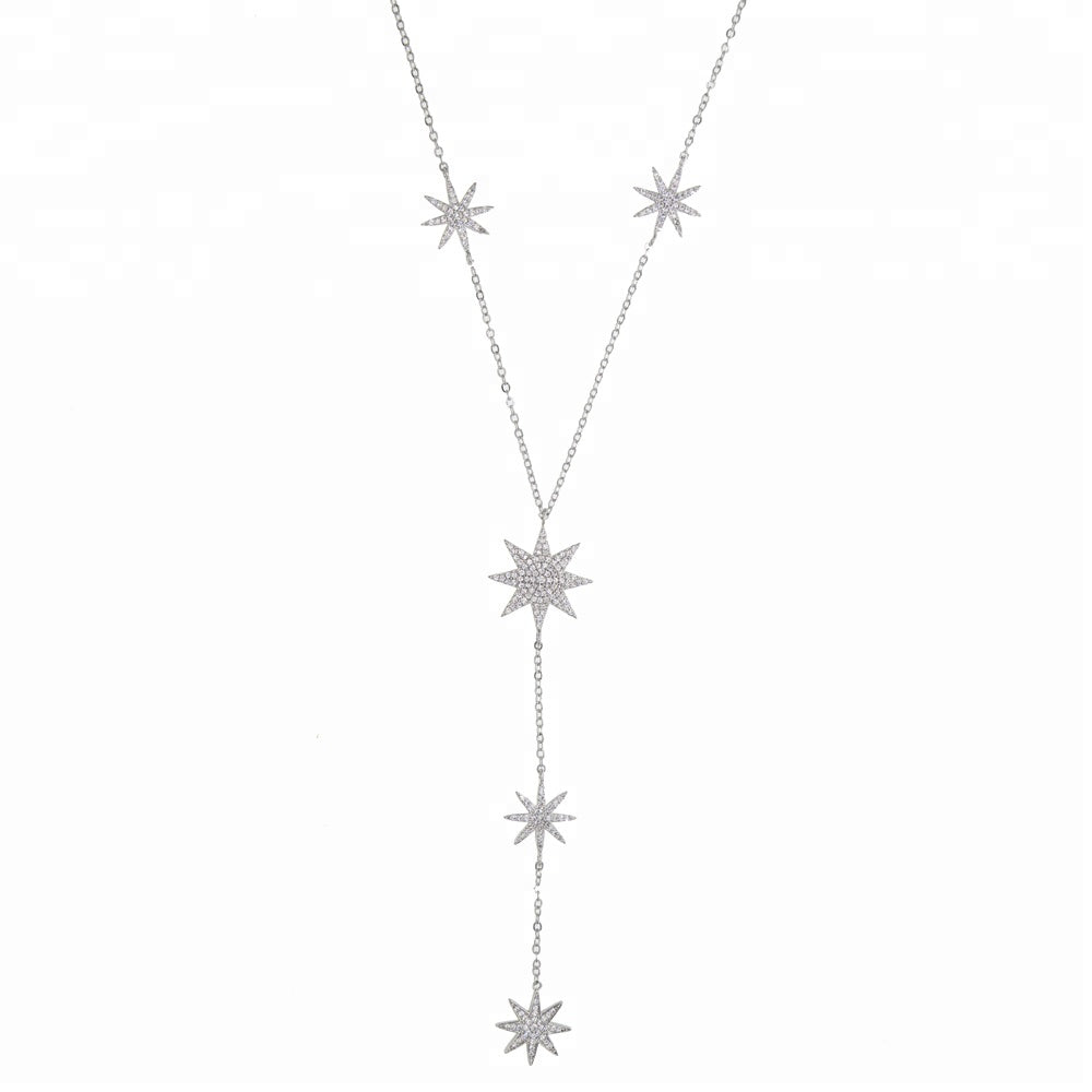 Star Spark Dropdown Necklace