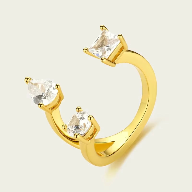 Crystal Trinity Ring