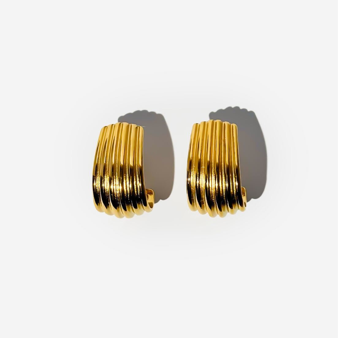 Lumina Ribbed Earrings