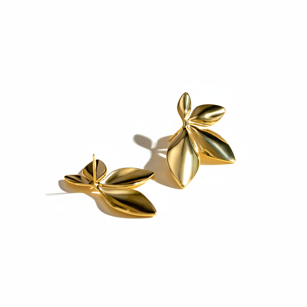 Leaf Statement Earrings