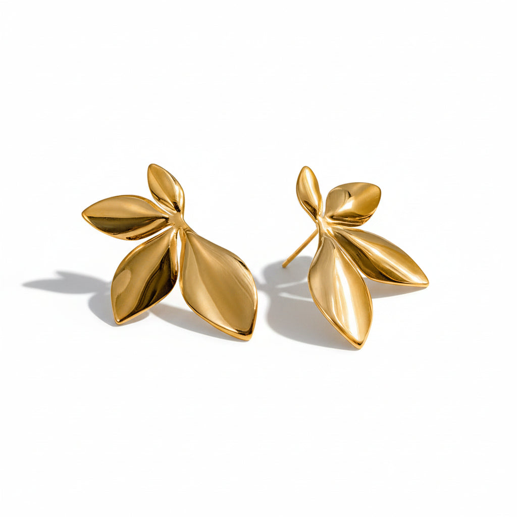 Leaf Statement Earrings