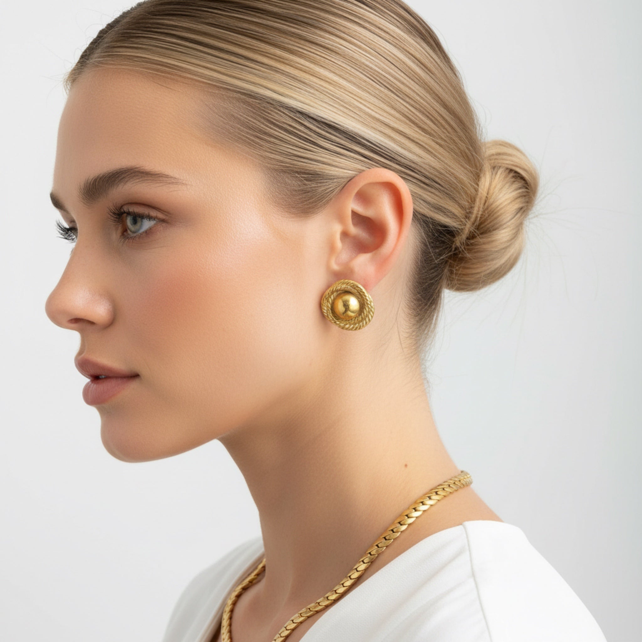 Vintage Inspired Spiral Earrings