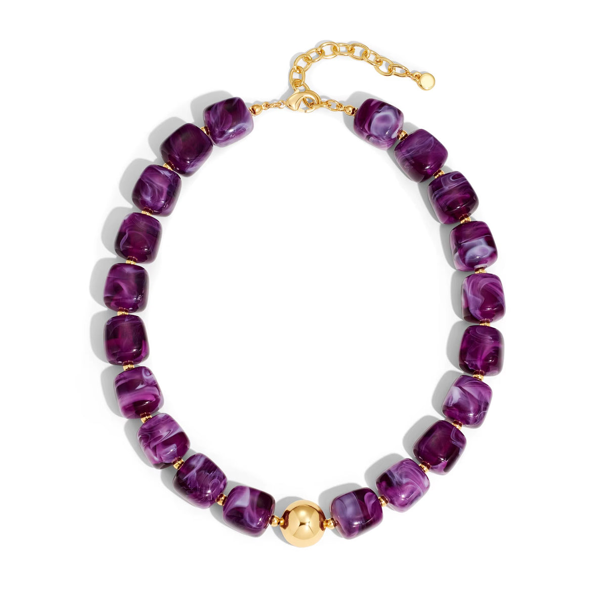 Resin Beaded Necklace
