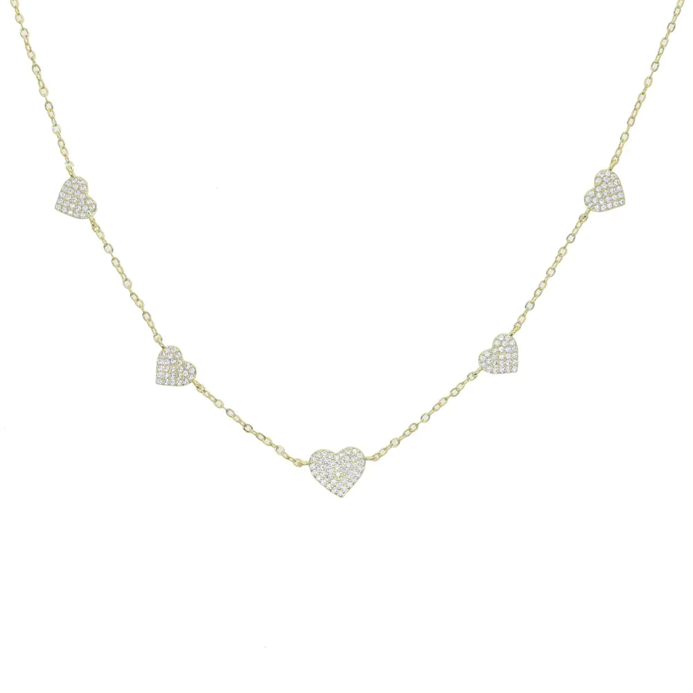 Heart Spark Necklace Set