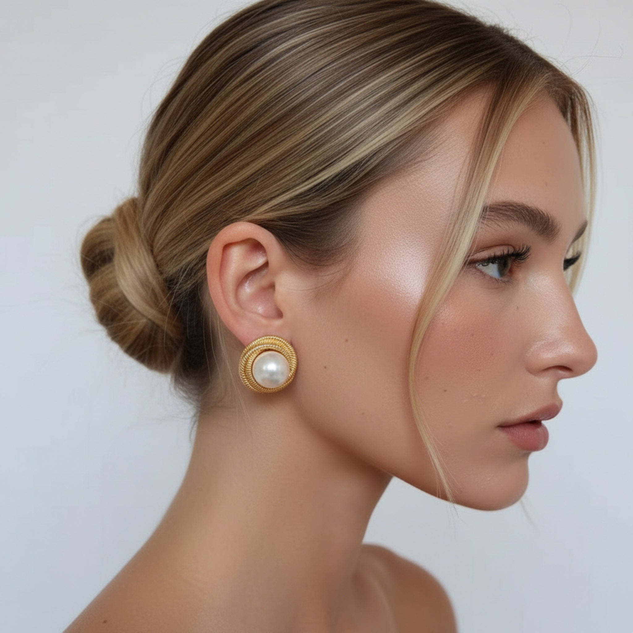 Vintage Inspired Pearl Earrings