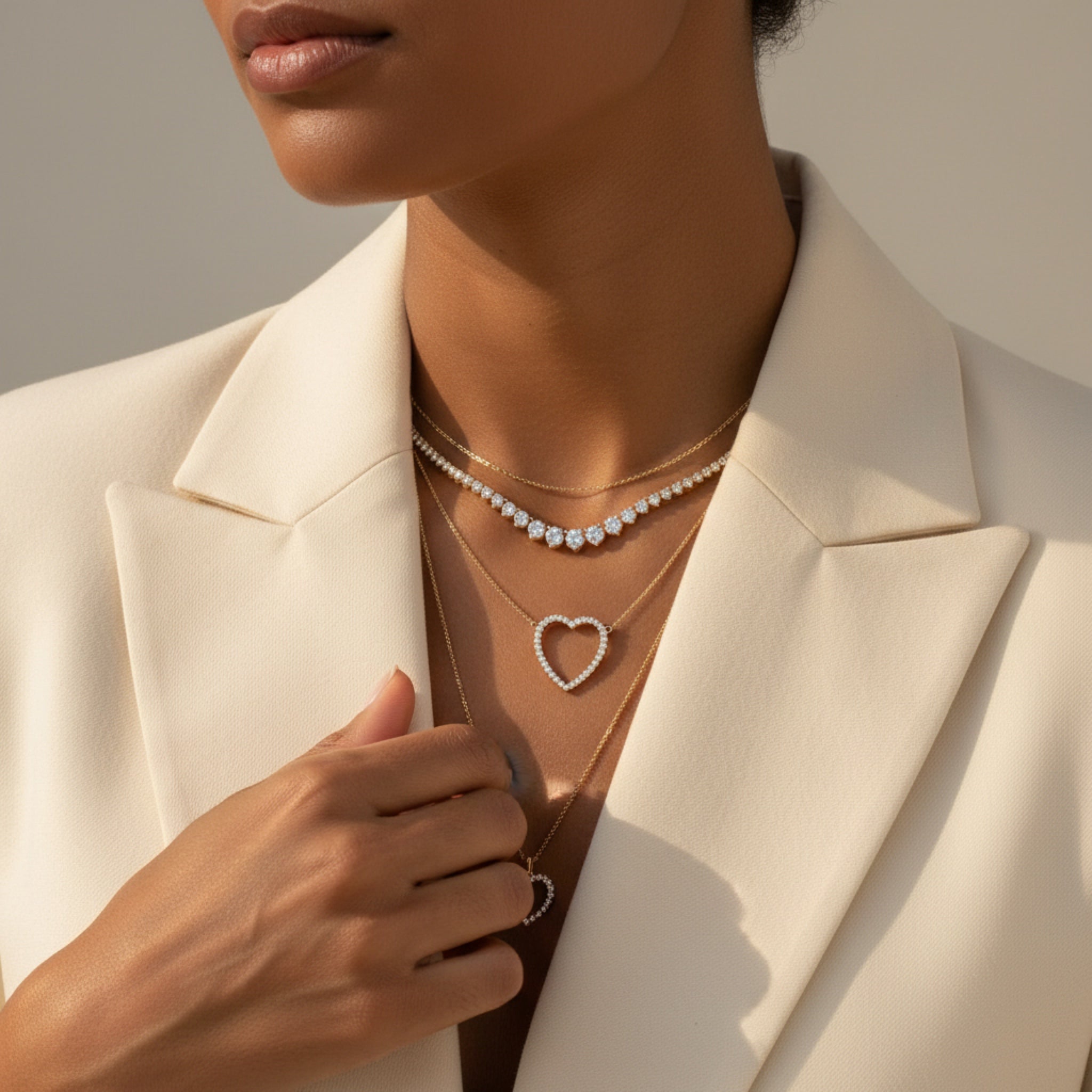 Wide Open Heart Necklace