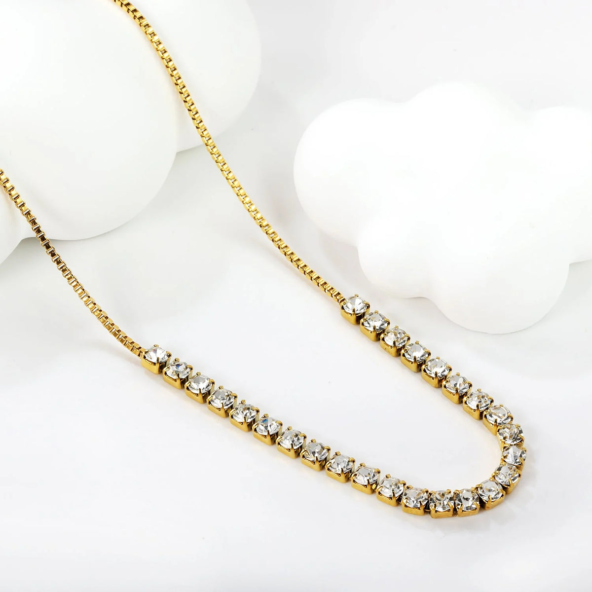 Crystal Tennis Necklace
