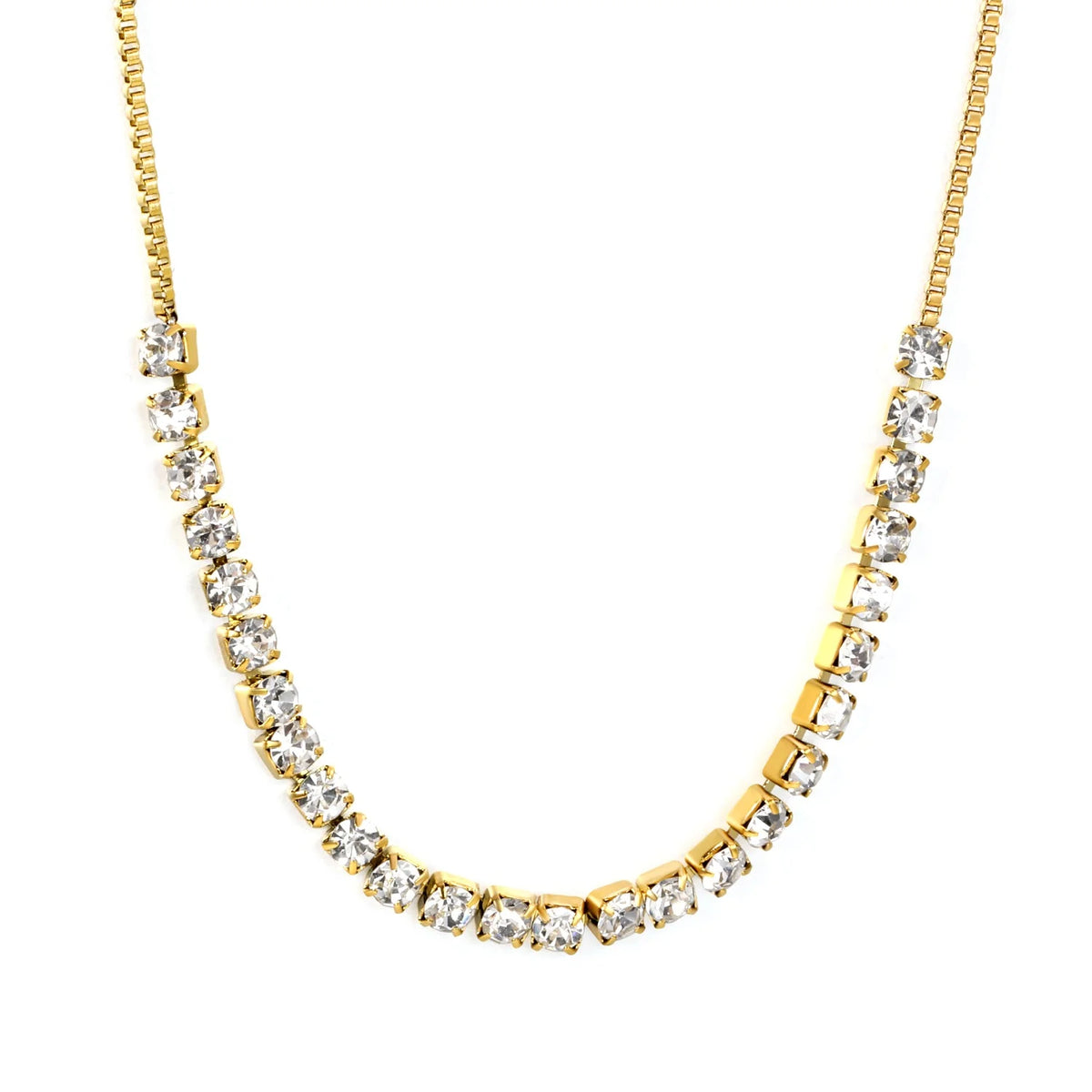 Crystal Tennis Necklace