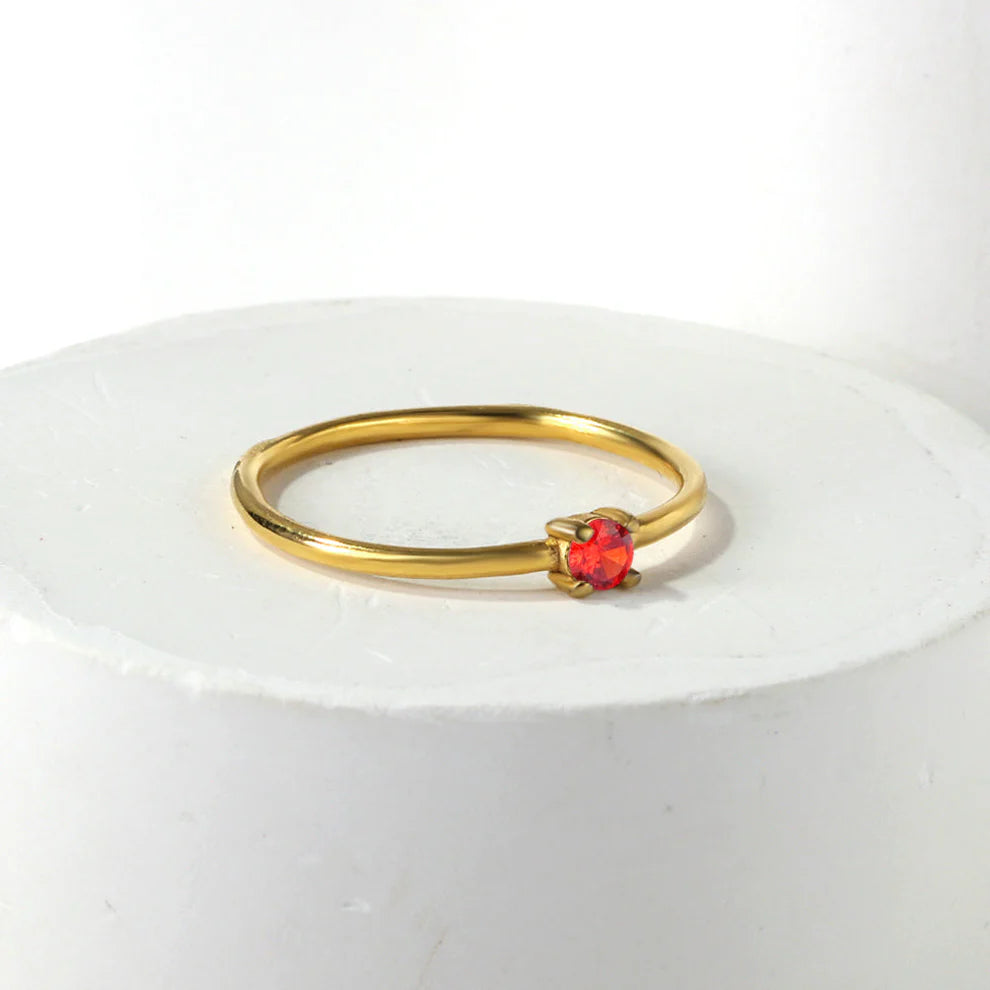 Multicolor Stack Ring Set