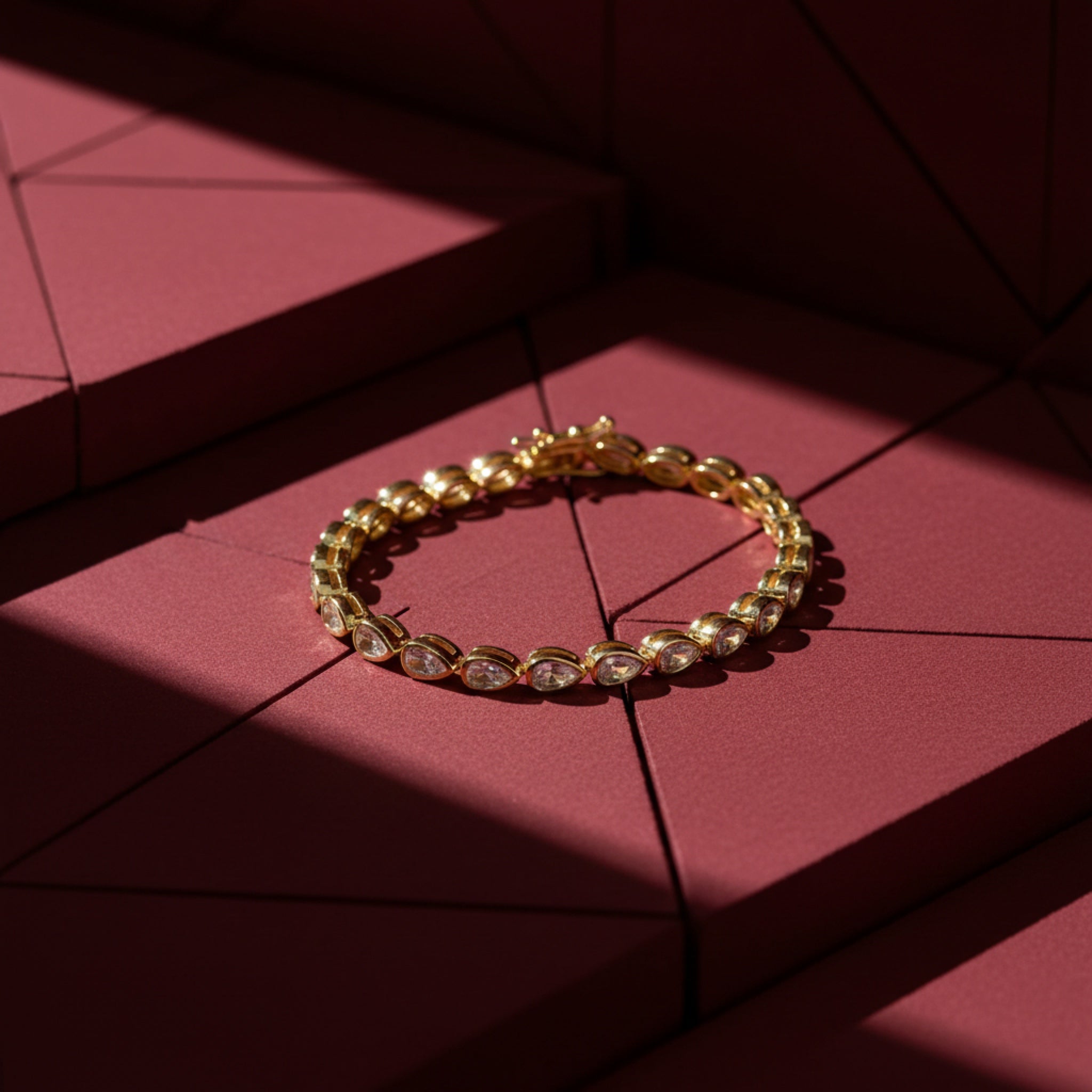 Pear Tennis Bracelet