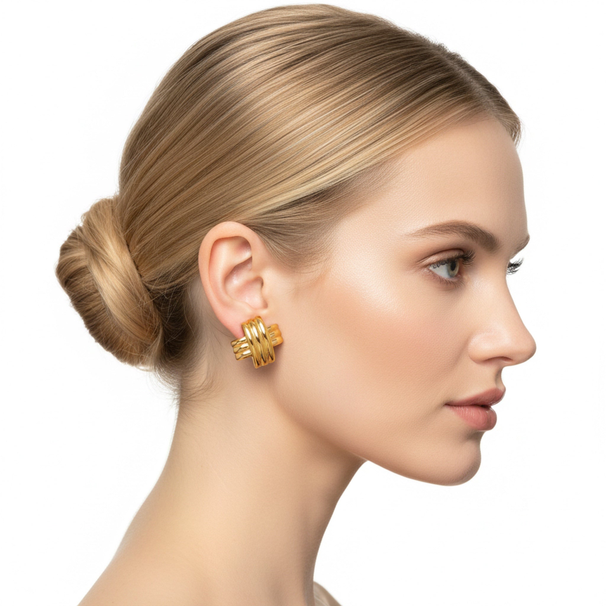 X Statement Earrings