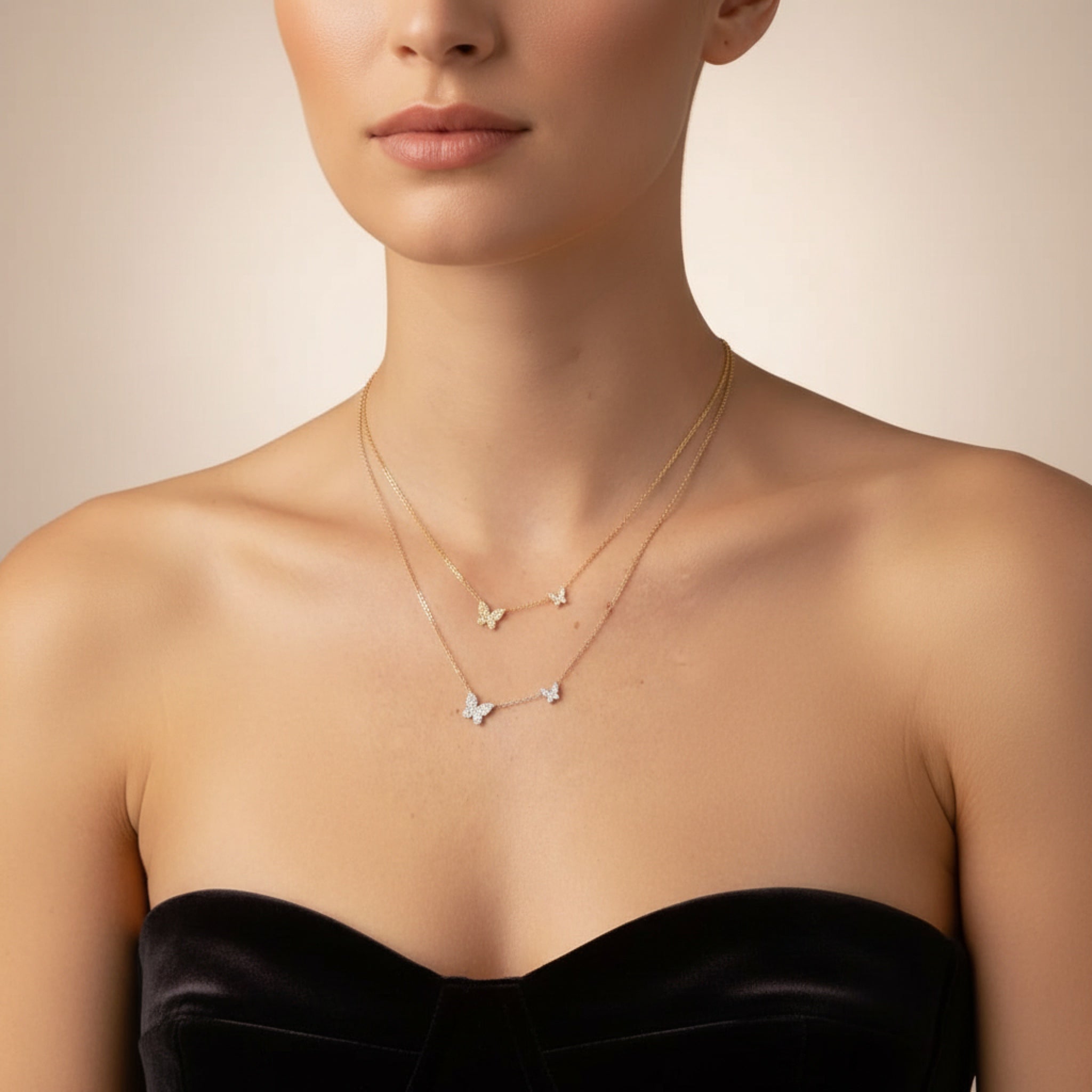 Butterfly Spark Necklace