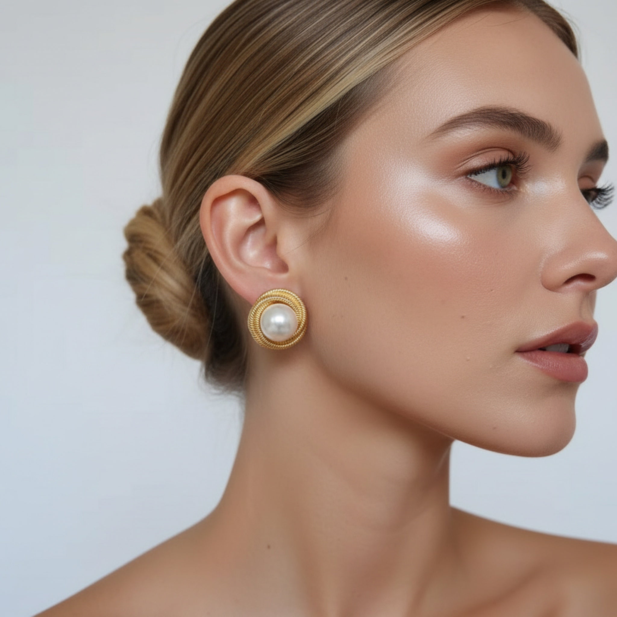 Vintage Inspired Pearl Earrings