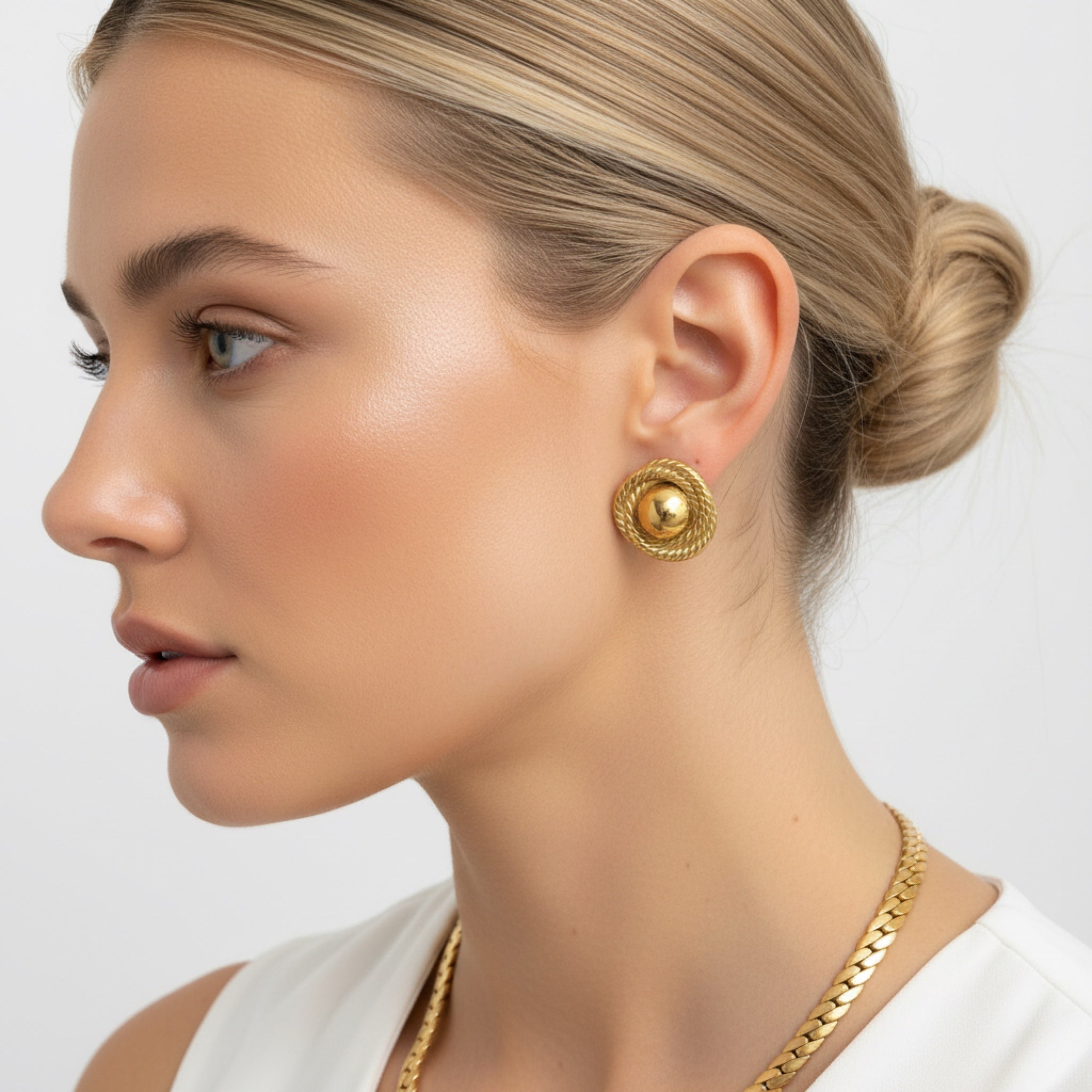 Vintage Inspired Spiral Earrings
