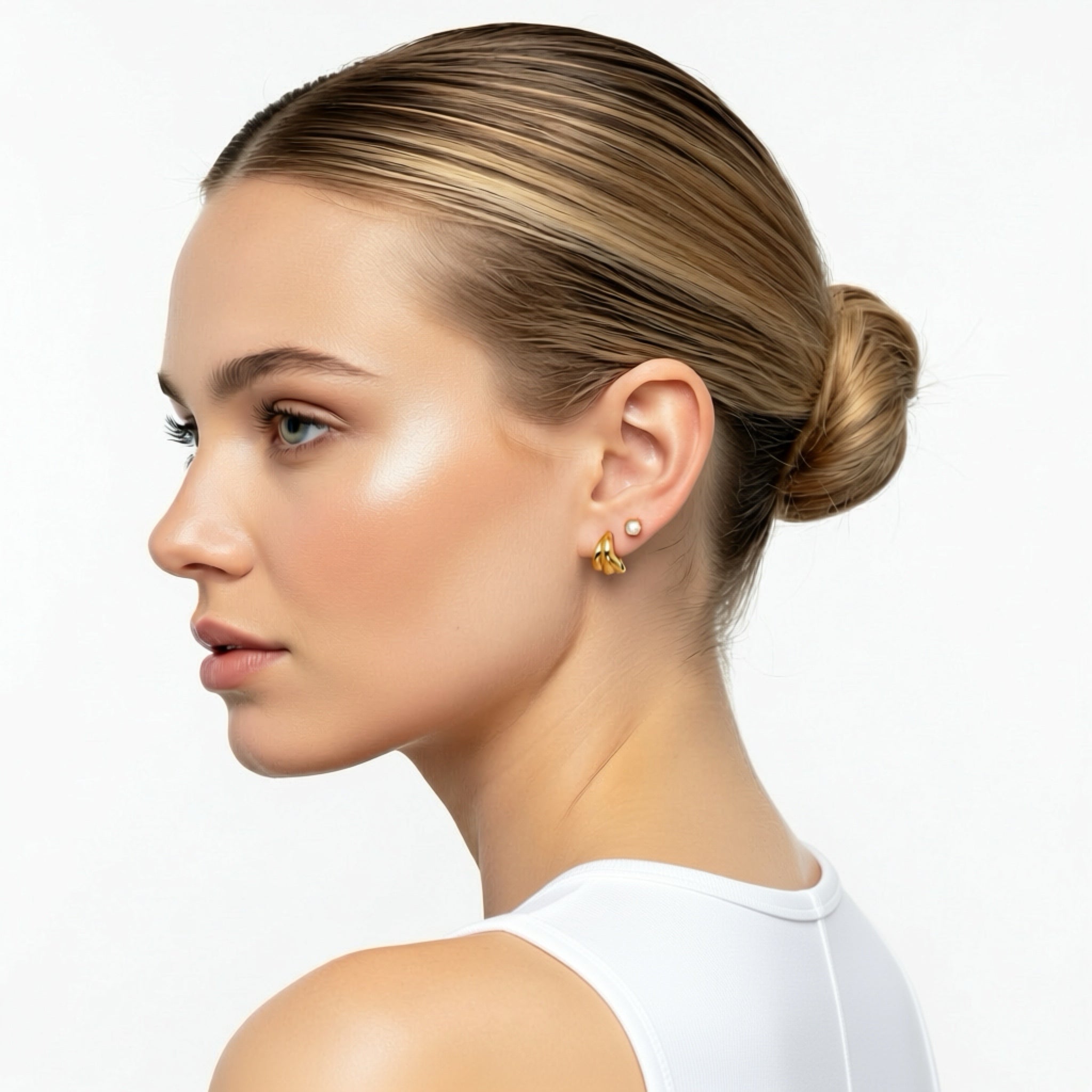 Mini Twisted Hoop Earrings