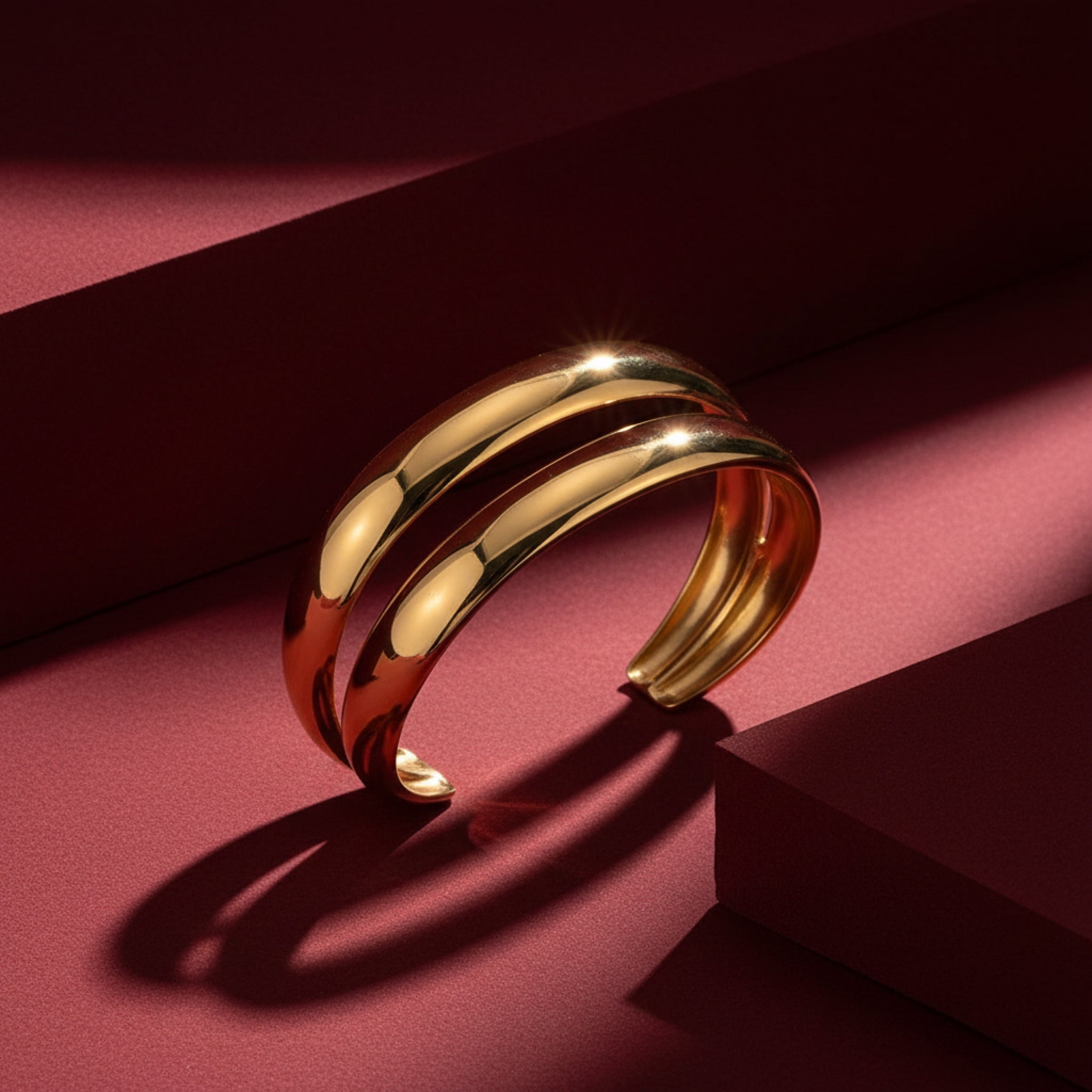 Classic Double Cuff Bangle