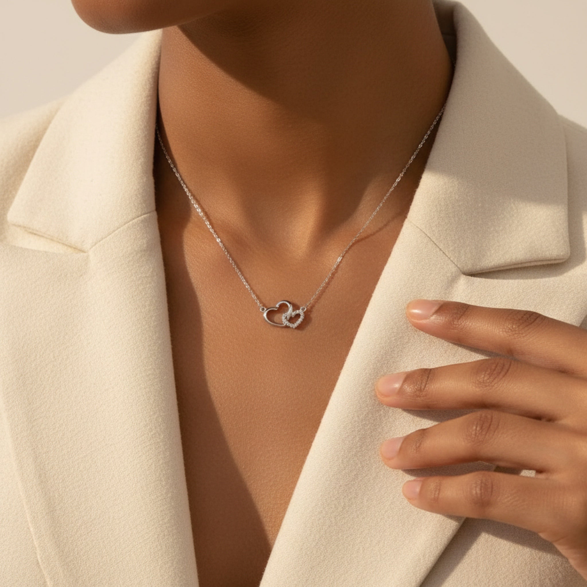 Interlocking Hearts Necklace