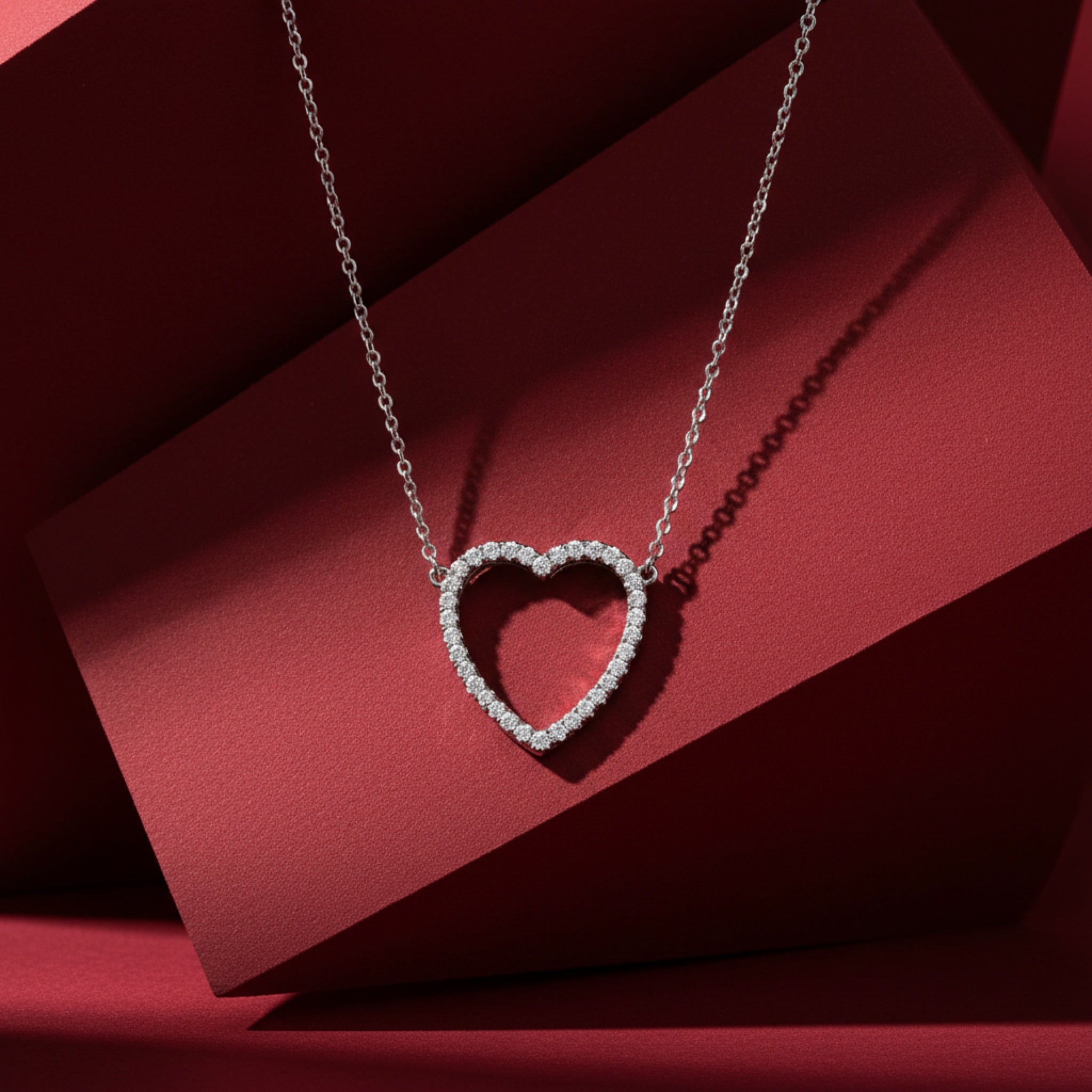 Wide Open Heart Necklace