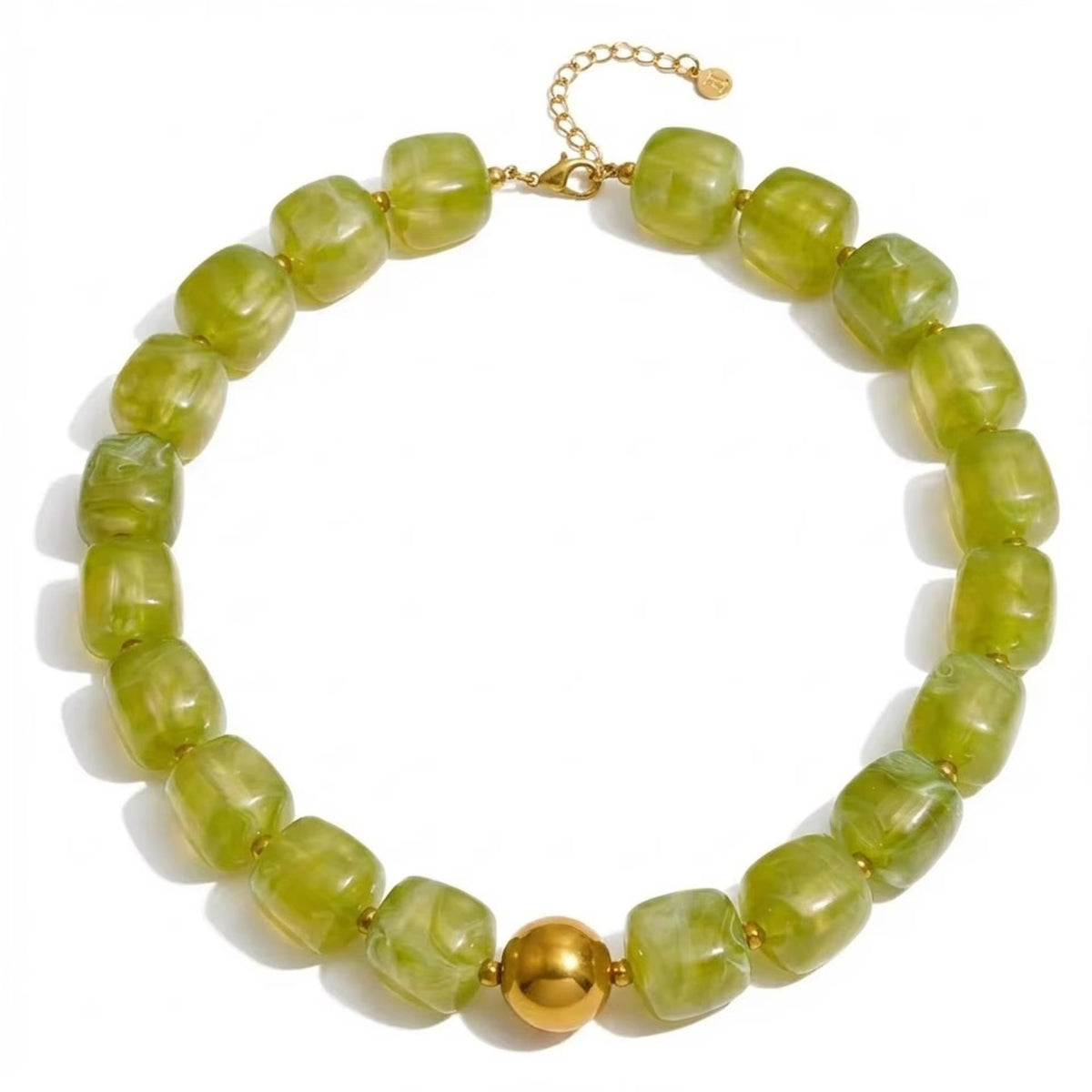Resin Beaded Necklace