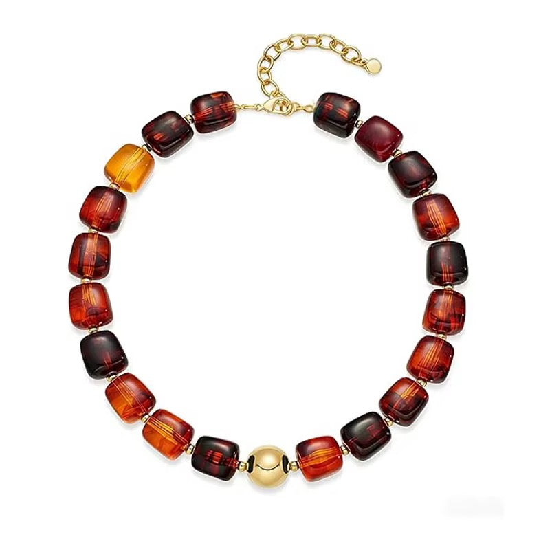 Resin Beaded Necklace