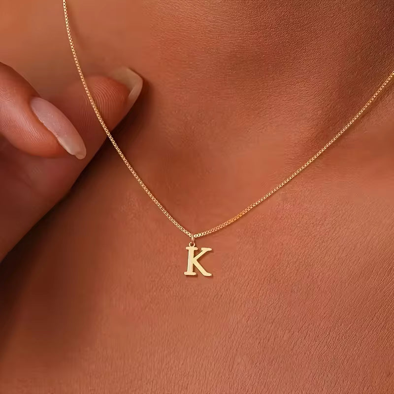 Alphabet Initial Necklace