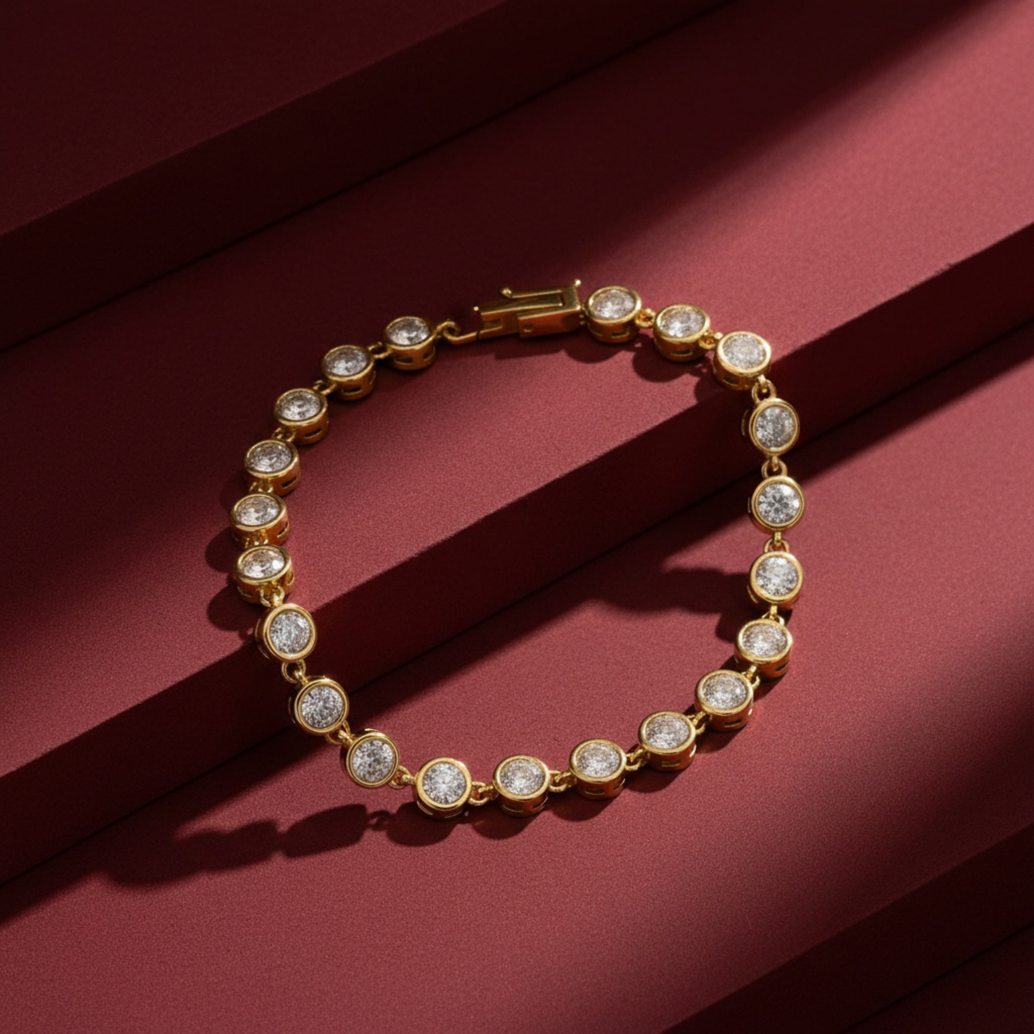 Round Chain Tennis Bracelet 4mm
