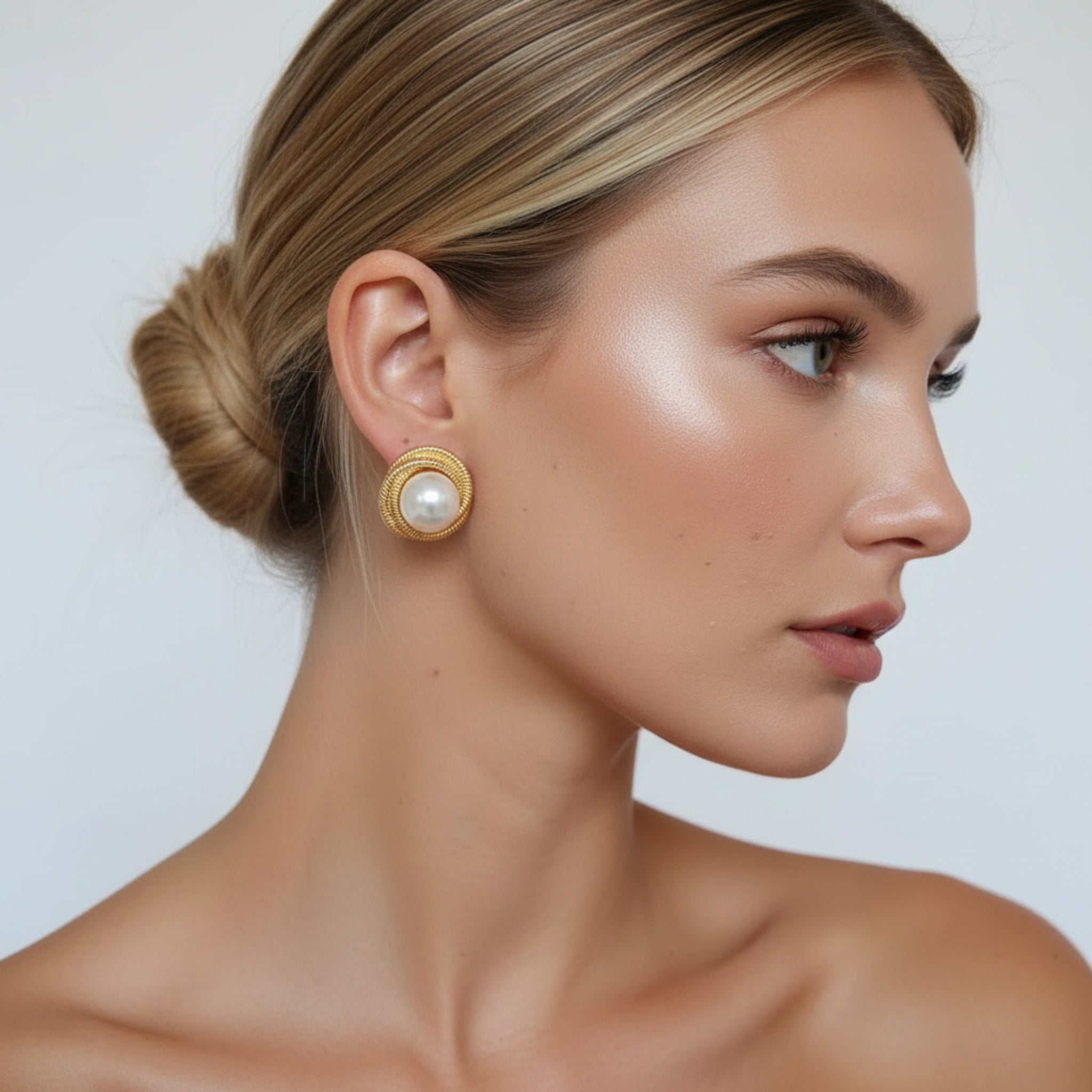 Vintage Inspired Pearl Earrings