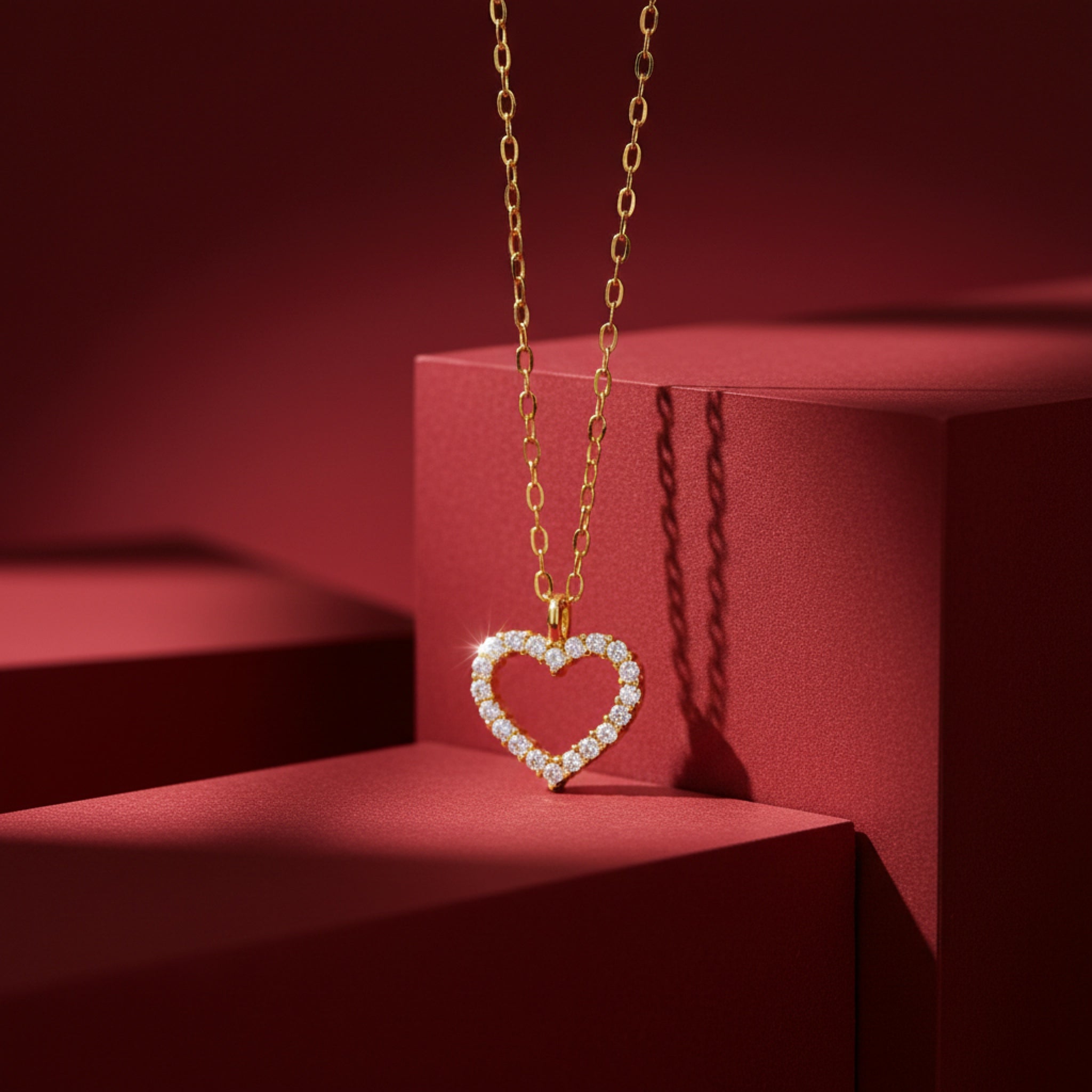 Open Heart Necklace