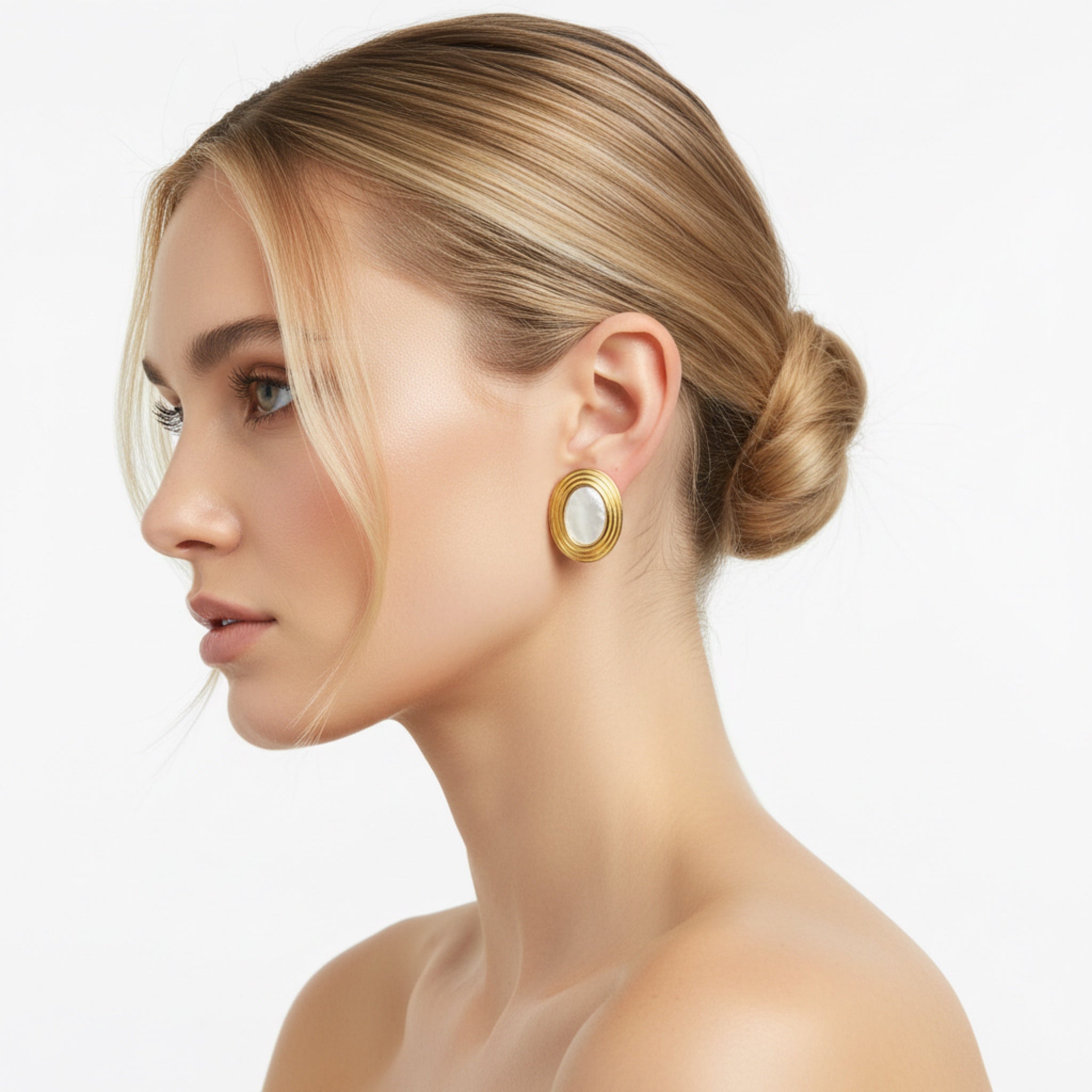 Oval Retro Earrings