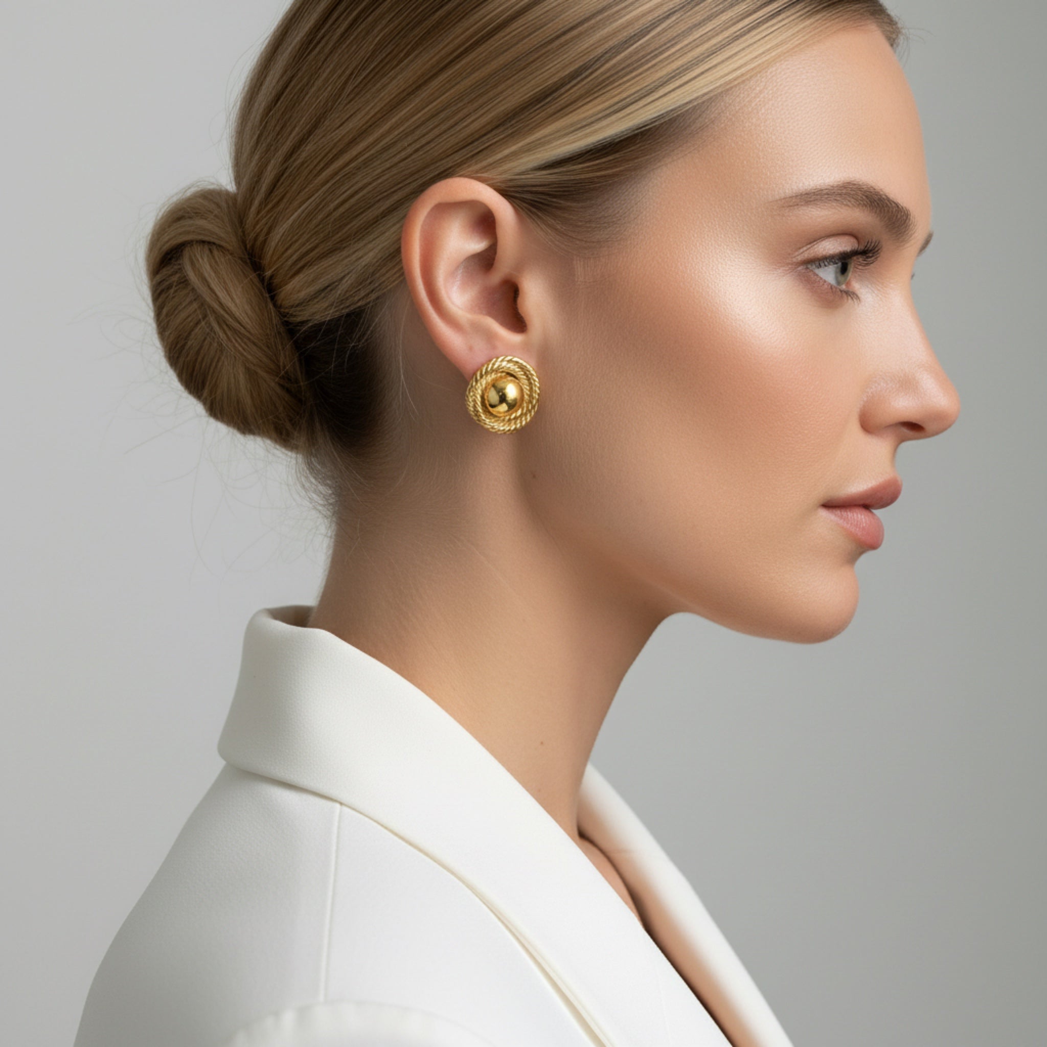 Vintage Inspired Spiral Earrings