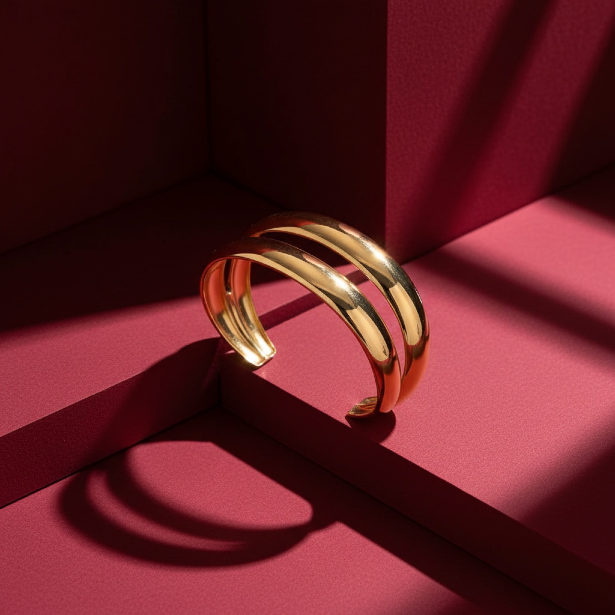 Classic Double Cuff Bangle