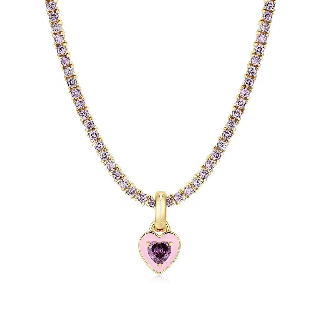 Love Tennis Necklace