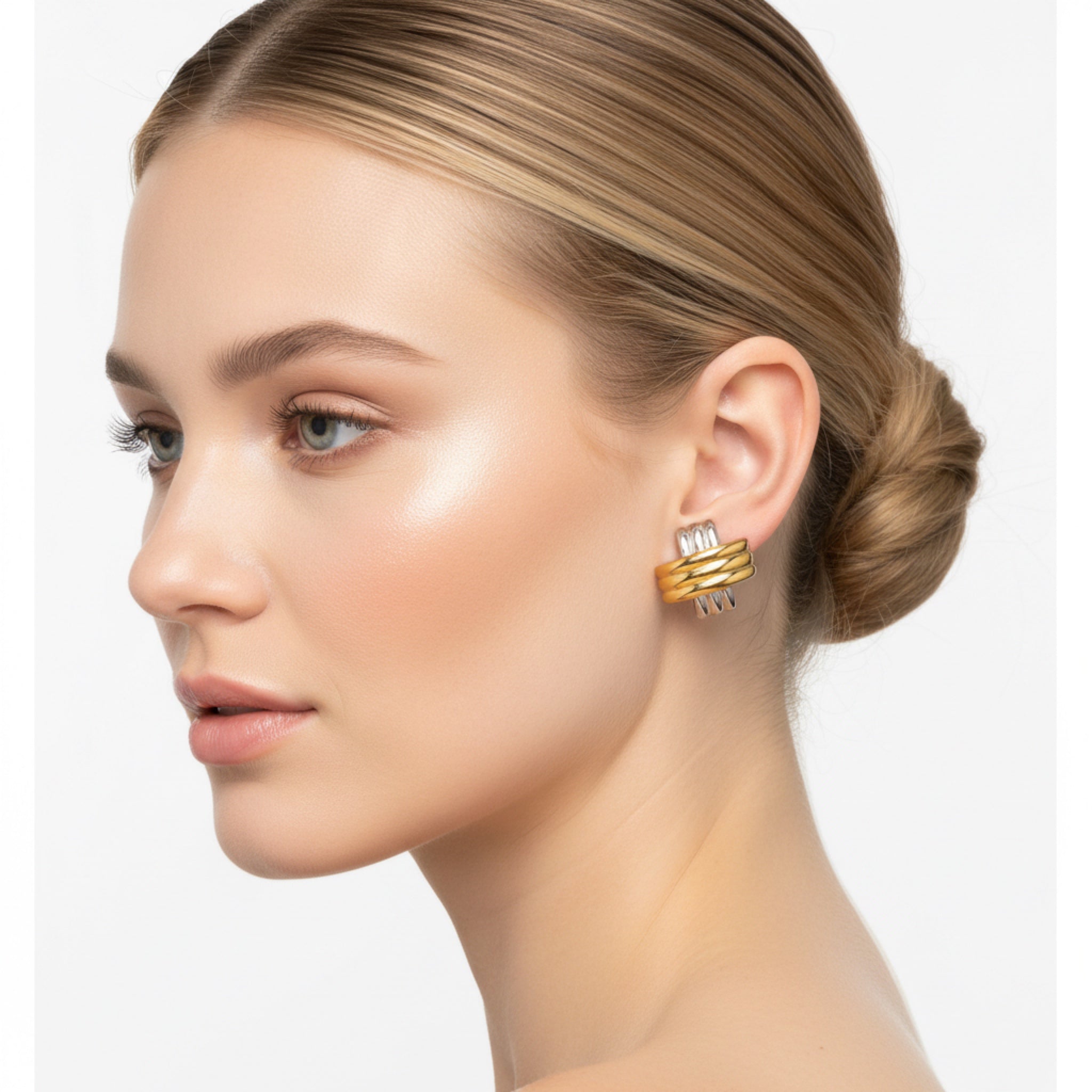 X Statement Earrings