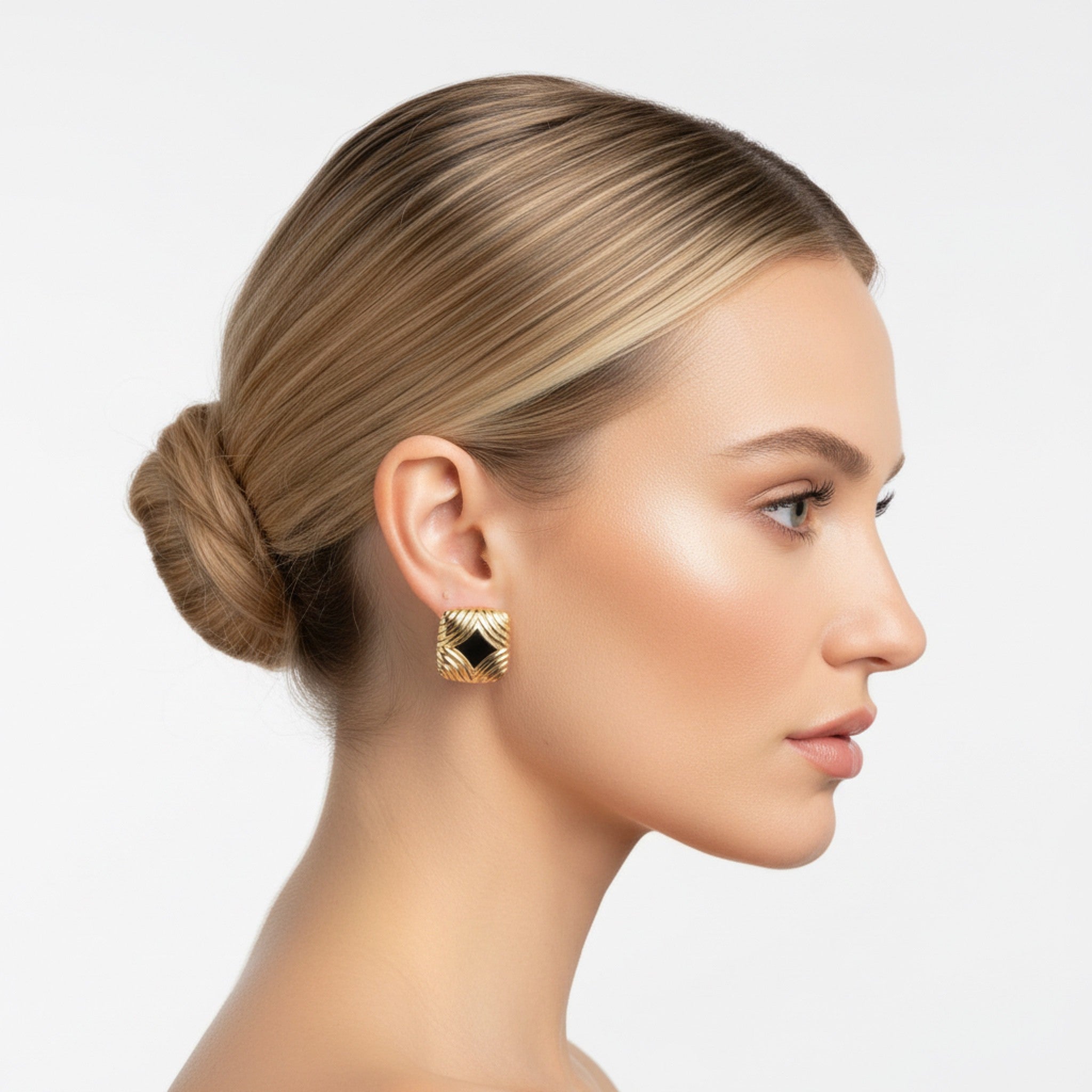 Bold Luxe Square Earrings