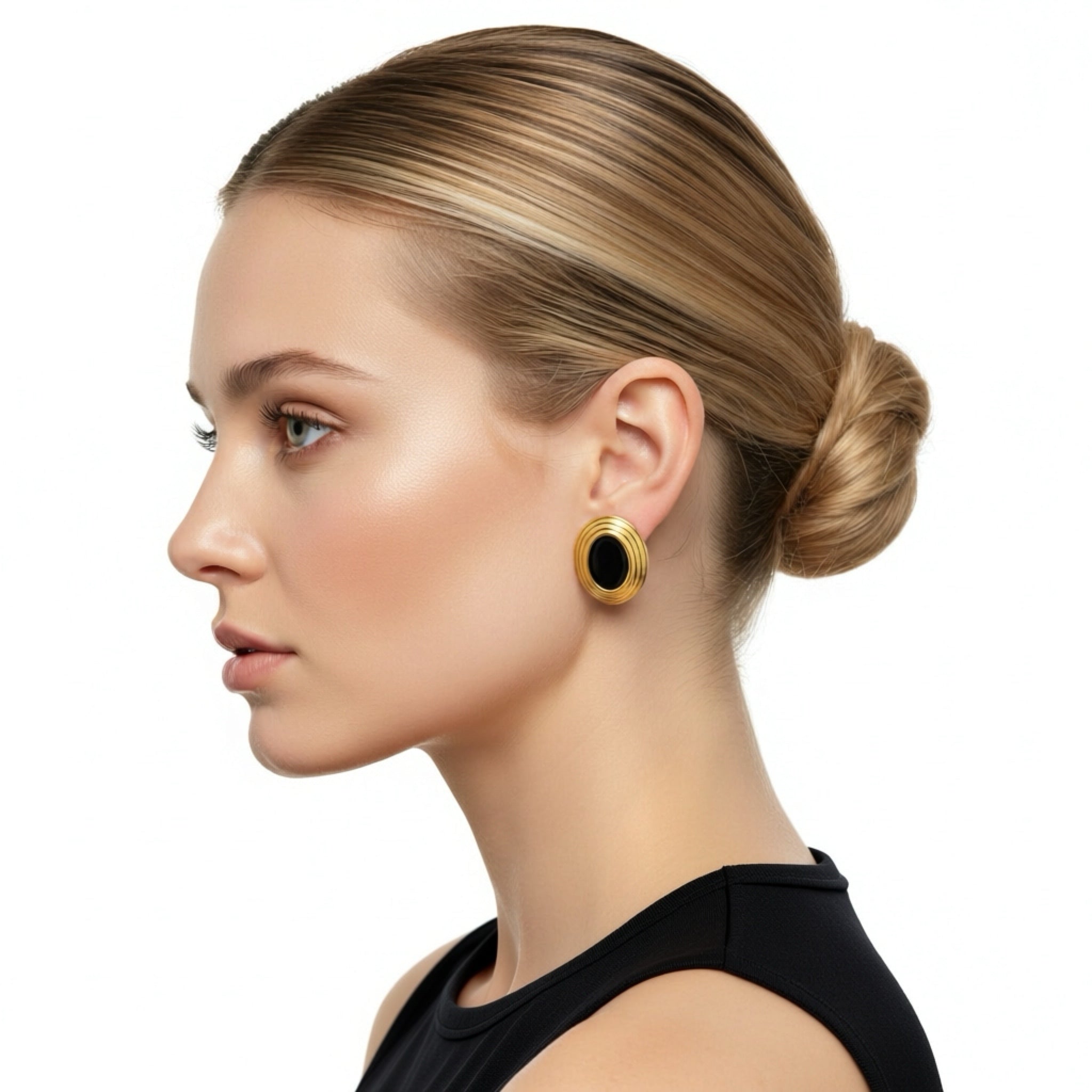 Oval Retro Earrings