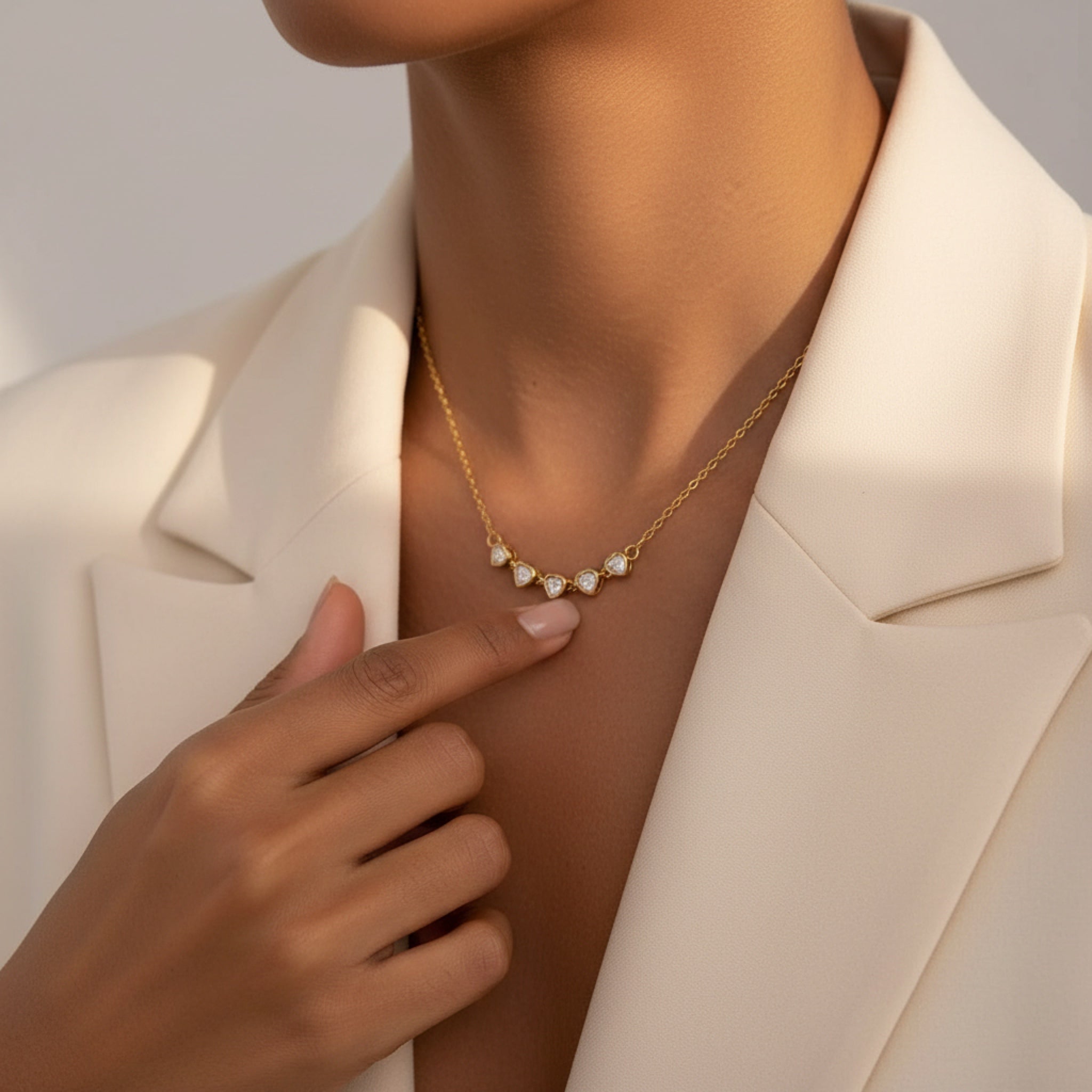 Love Chain Sparkle Necklace