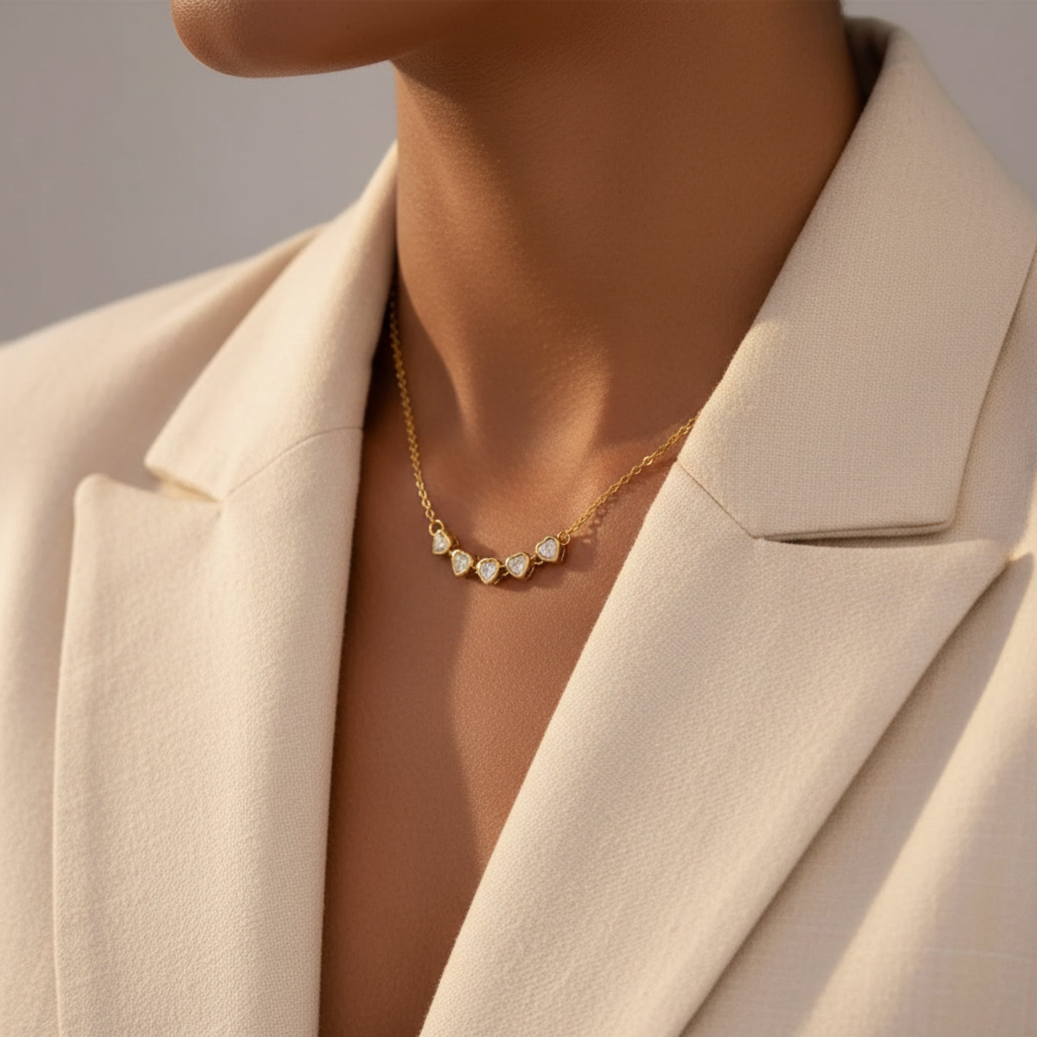 Love Chain Sparkle Necklace