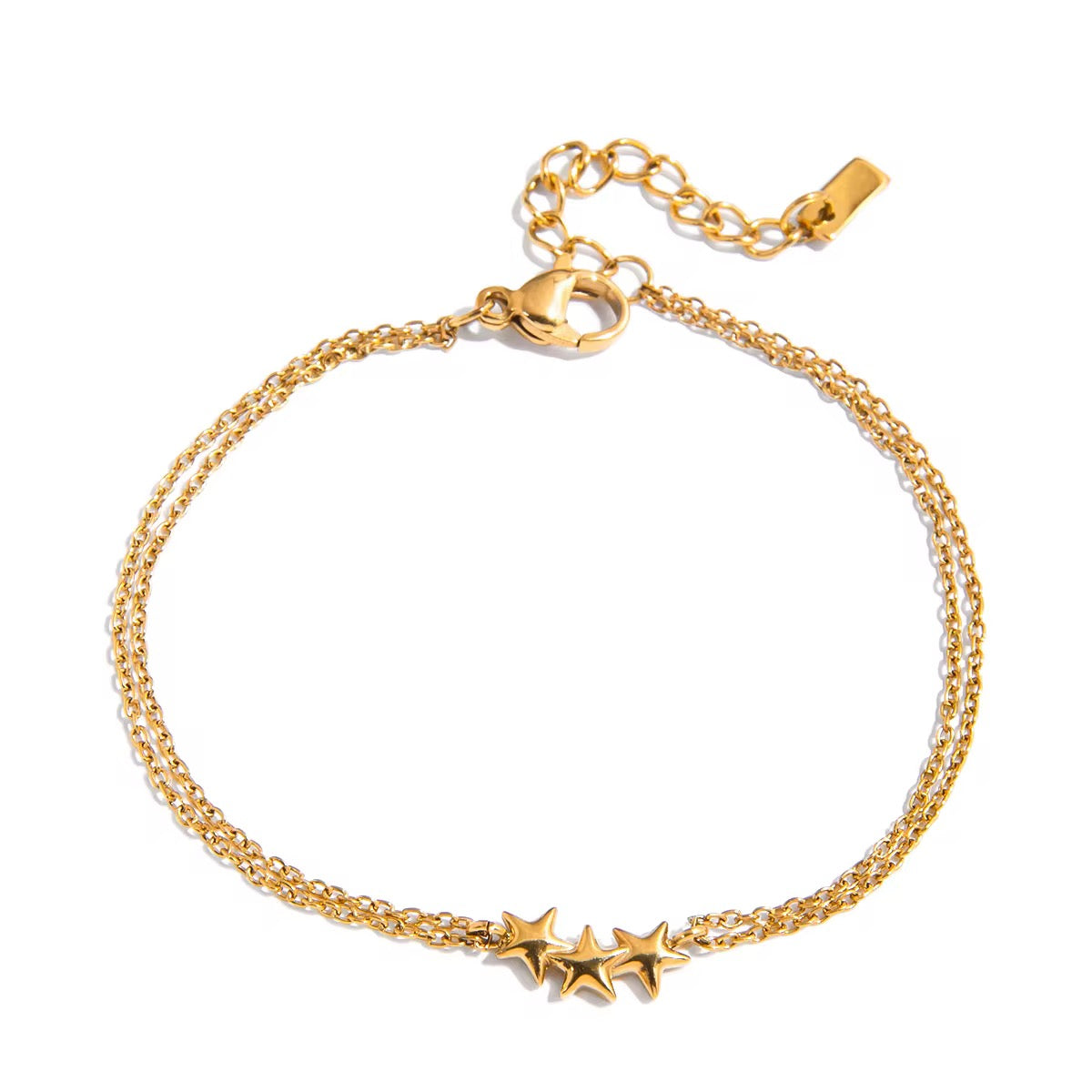 Star Double Chain Bracelet