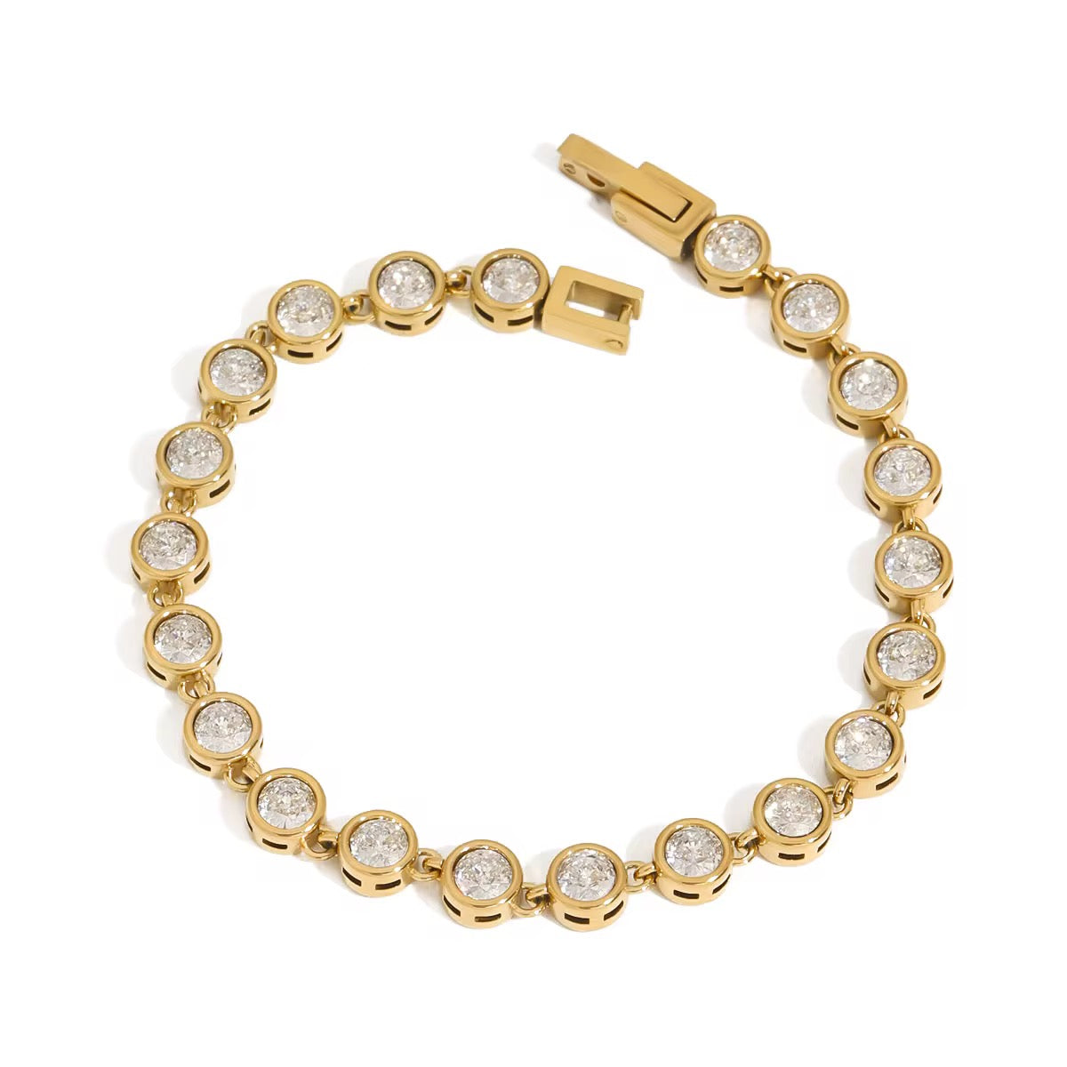 Round Chain Tennis Bracelet 4mm