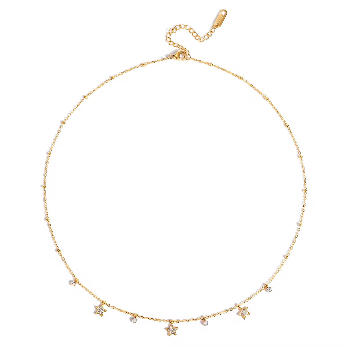 Star Charm Choker Necklace