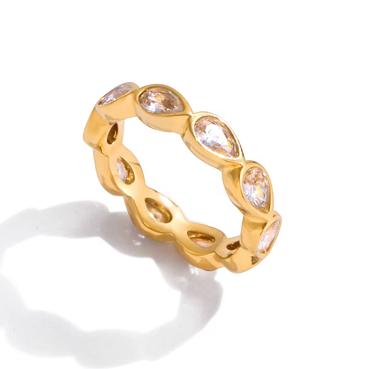 Pear Shimmer Ring
