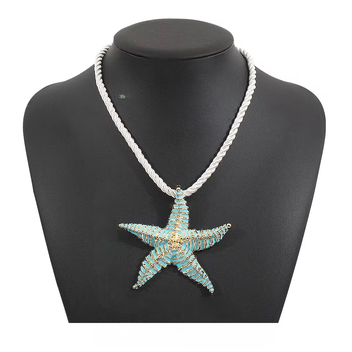 Starfish Enamel Necklace