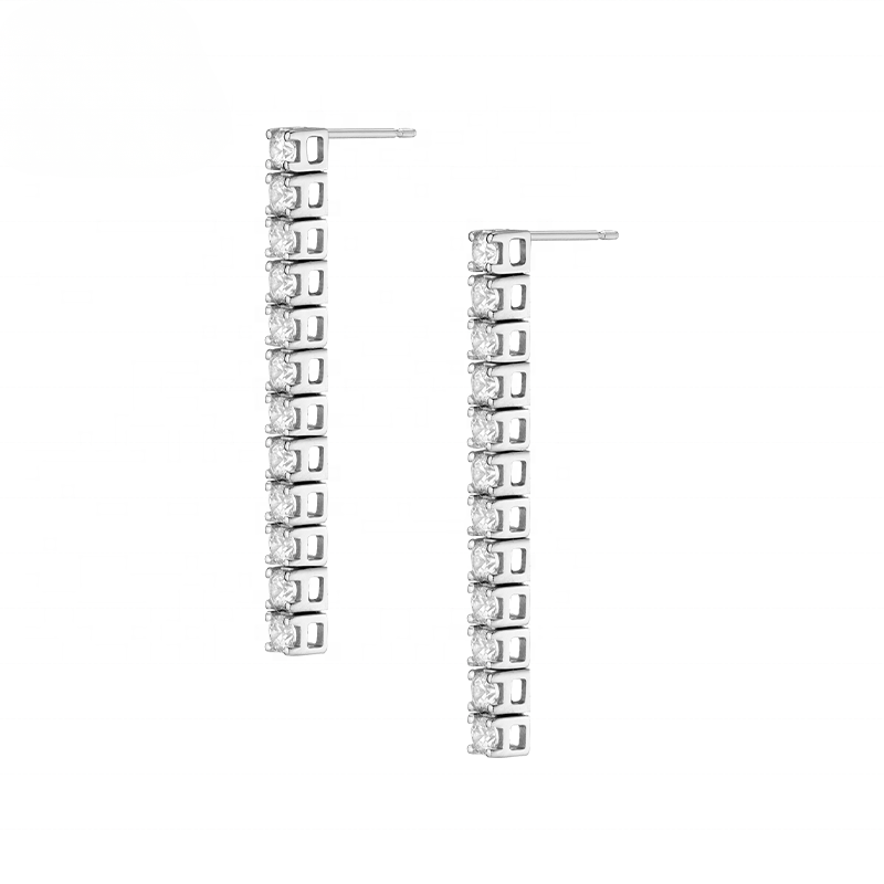 Tennis Bar Earrings