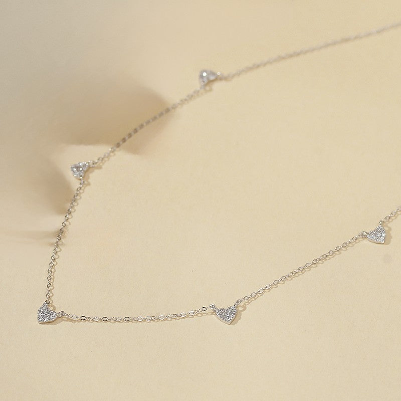 Multiple Mini Hearts Necklace