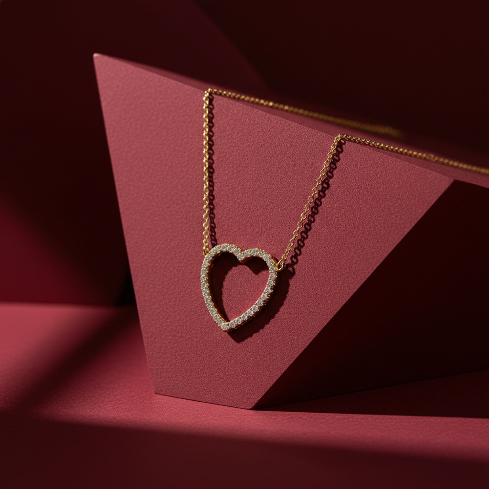 Wide Open Heart Necklace