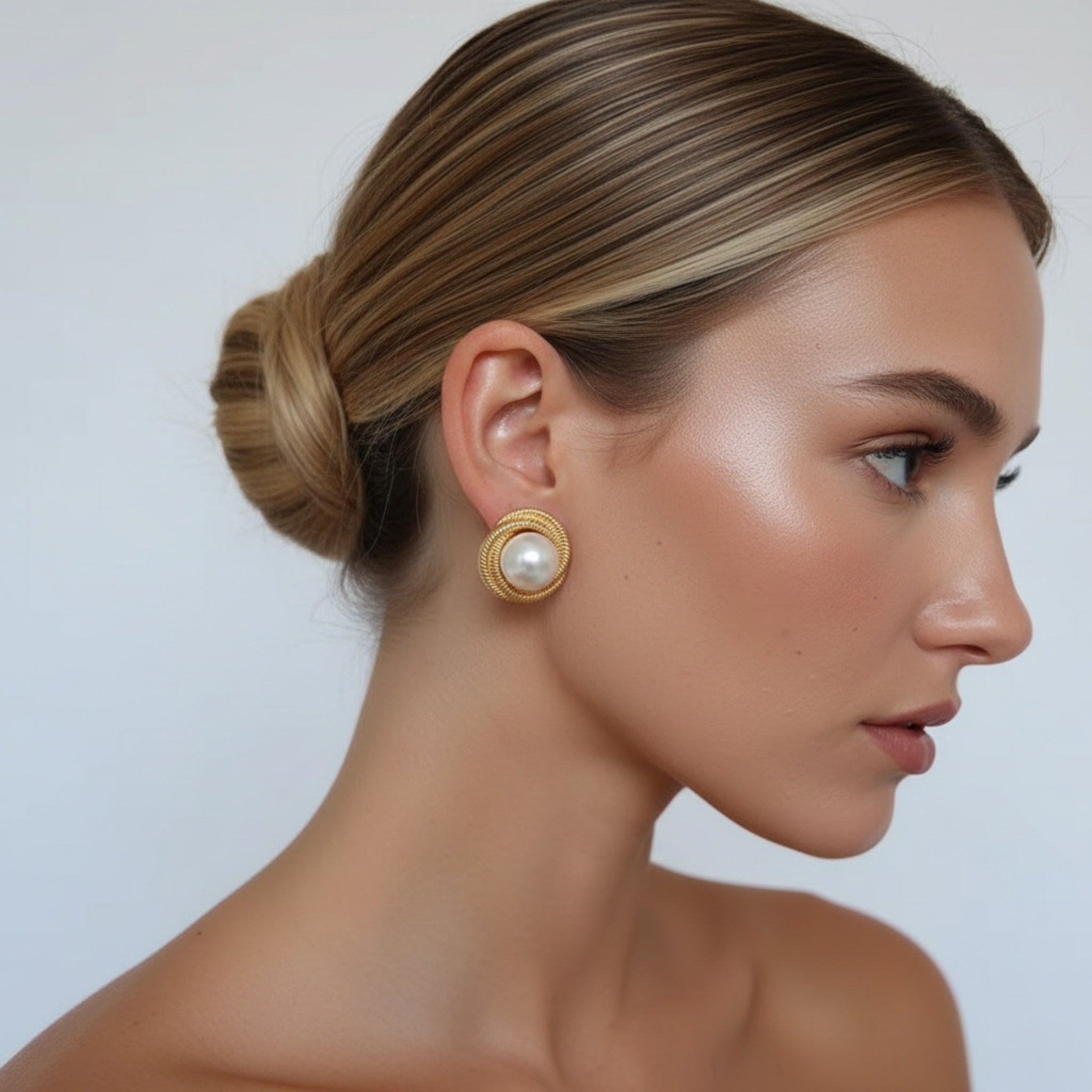 Vintage Inspired Pearl Earrings