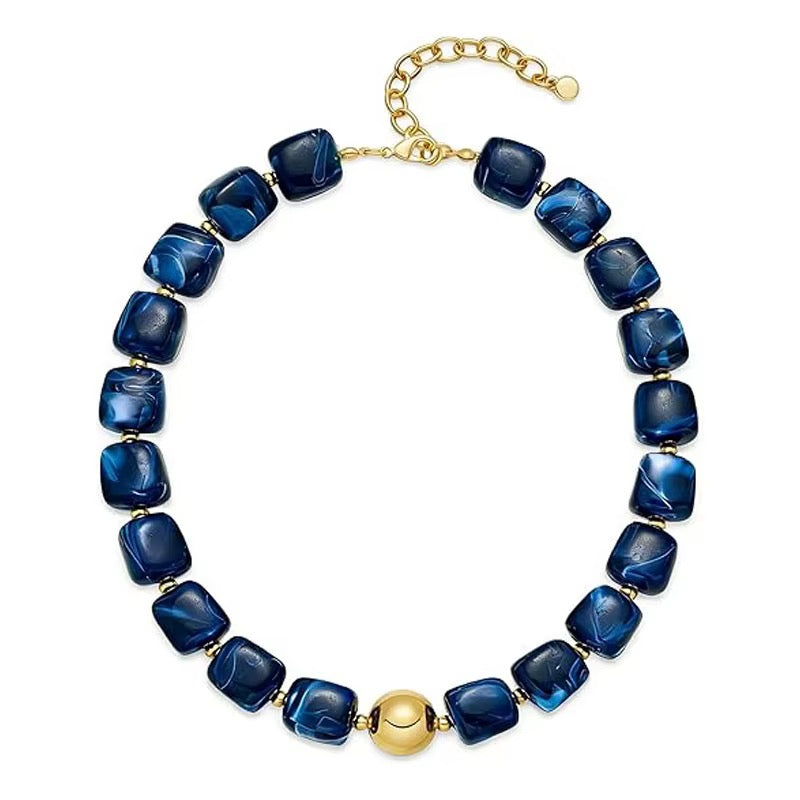 Resin Beaded Necklace