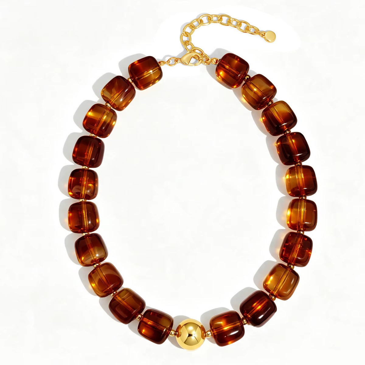 Resin Beaded Necklace
