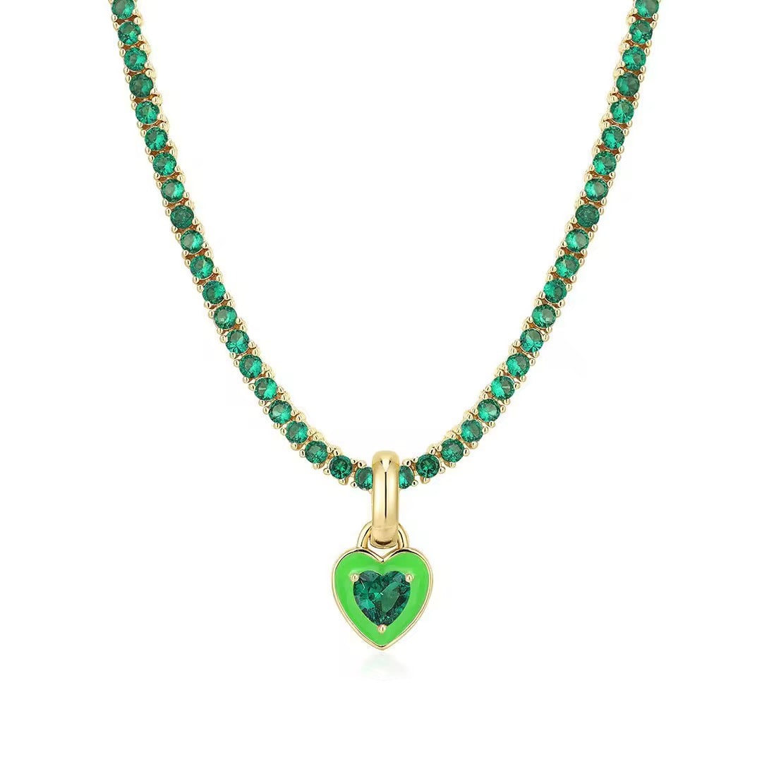 Love Tennis Necklace