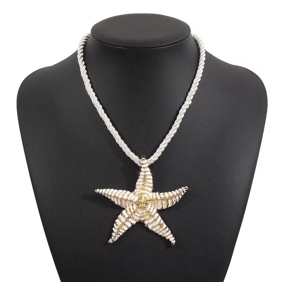 Starfish Enamel Necklace